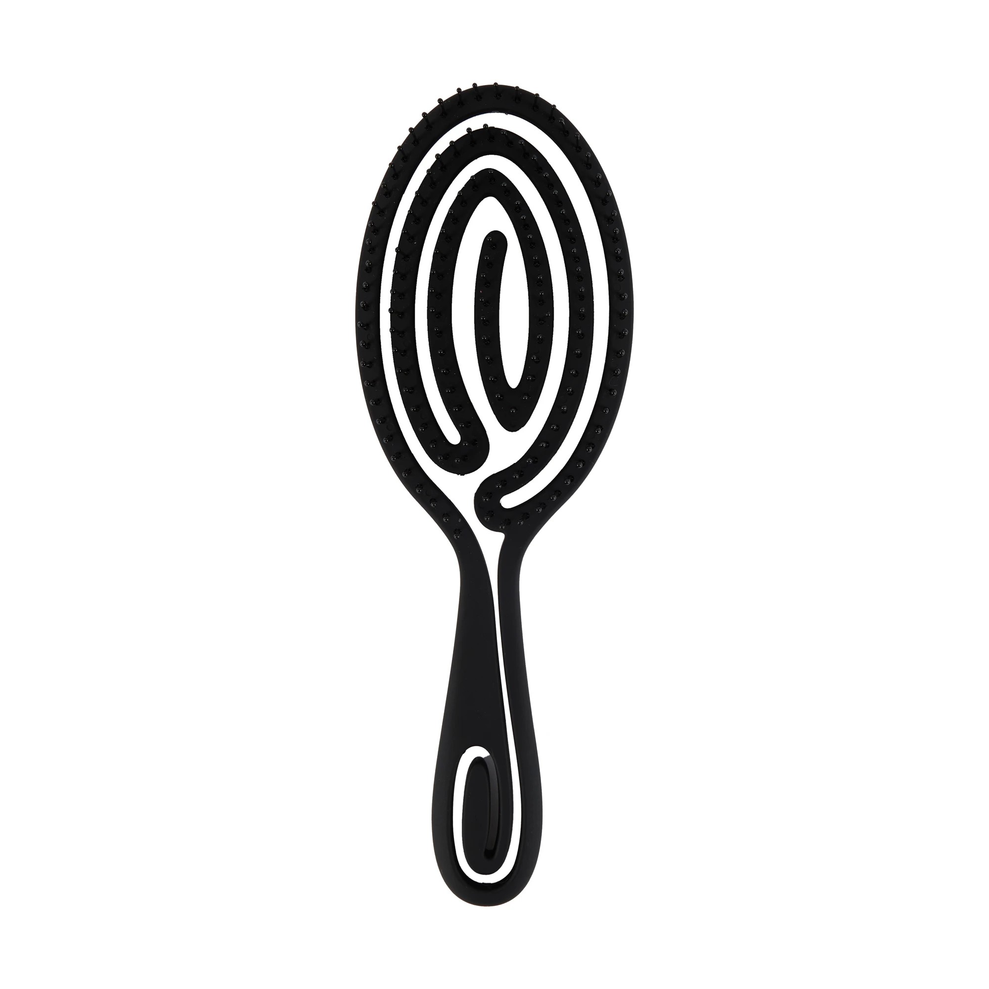 2 OXX Haircare Styling Flexible Wet Brush - Black, 2 of 7