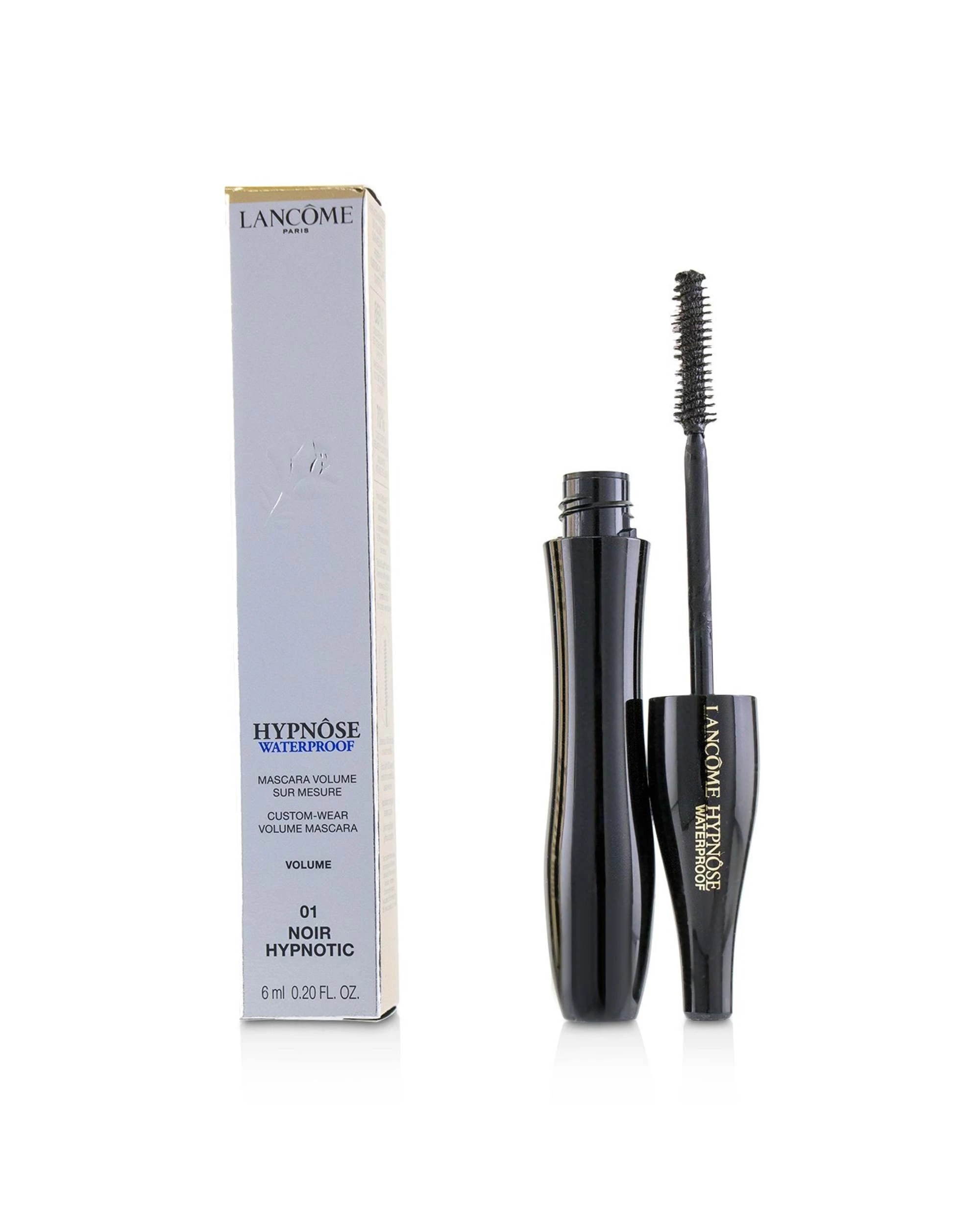 1 Lancome Hypnose Waterproof Custom Wear Volume Mascara - # 01 Noir Hypnotic  6ml/0.2oz, 1 of 3