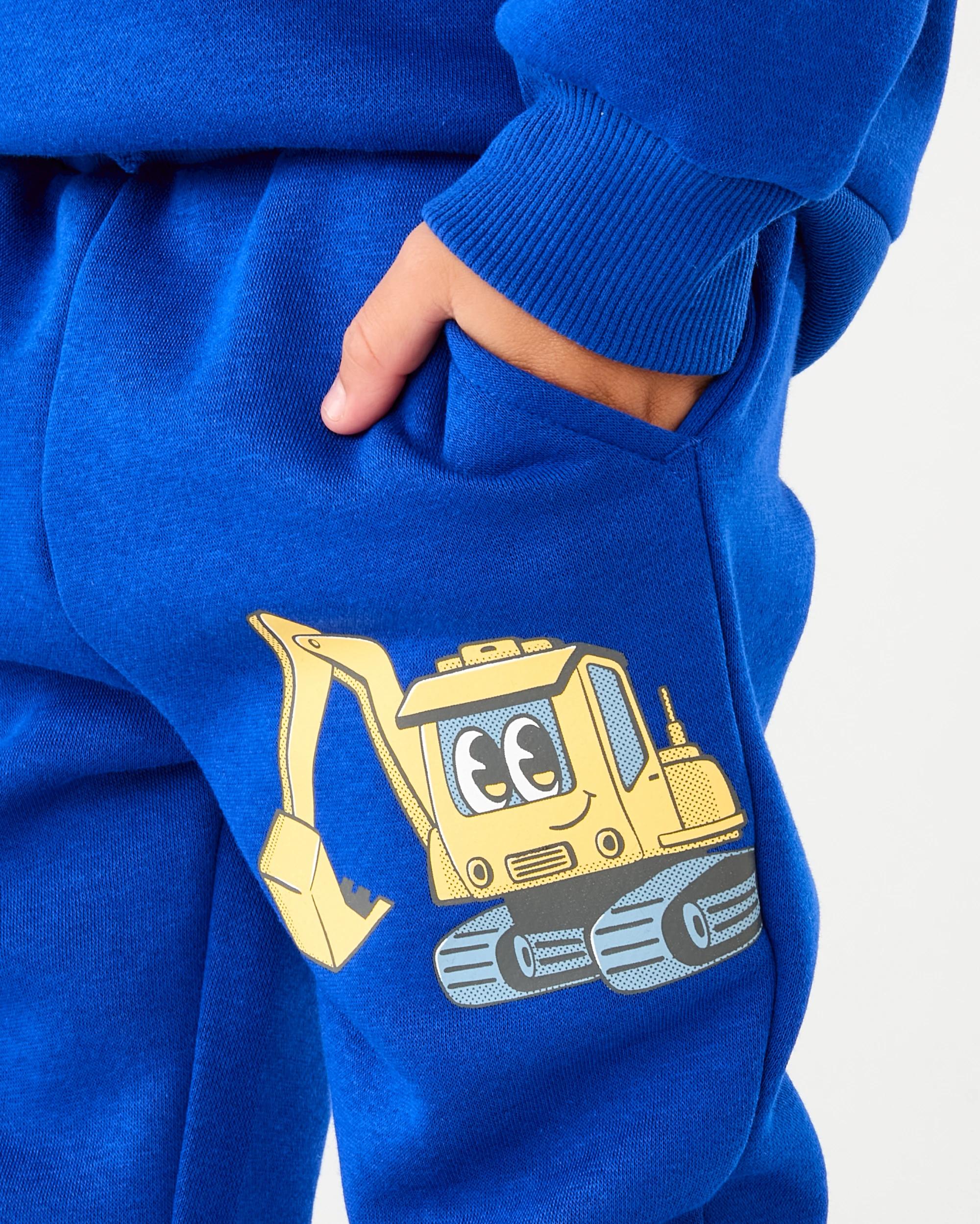 2 Print Trackpants Blu Digger, 2 of 6