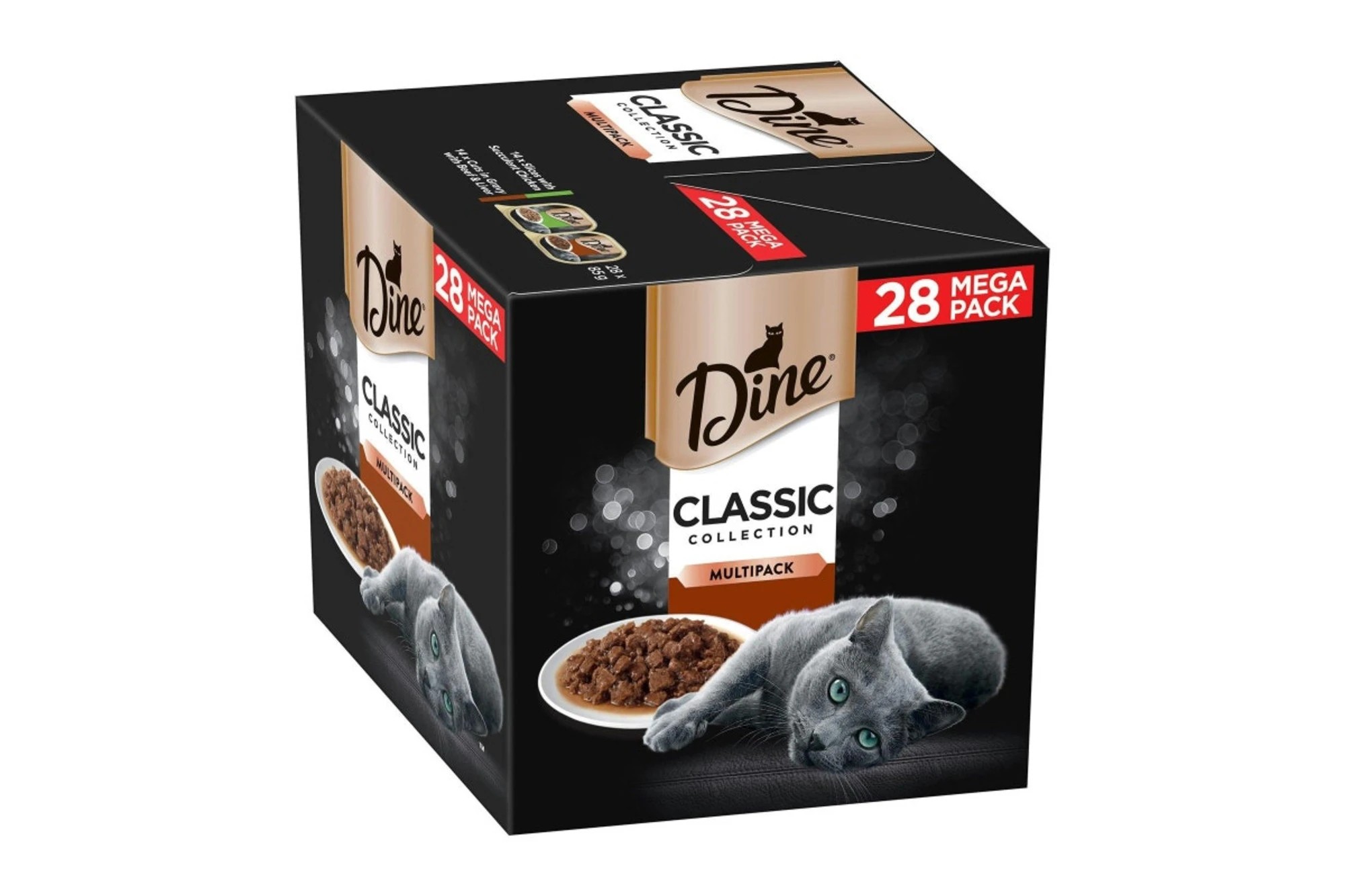1 Dine Classic Collections Cat Food Succulent Selection  Beef & Liver In Gravy 28 Pack, 1 of 1