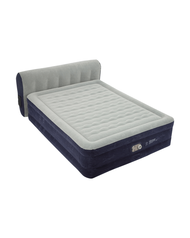 Backrest Air Bed with Built-in Pump - Queen