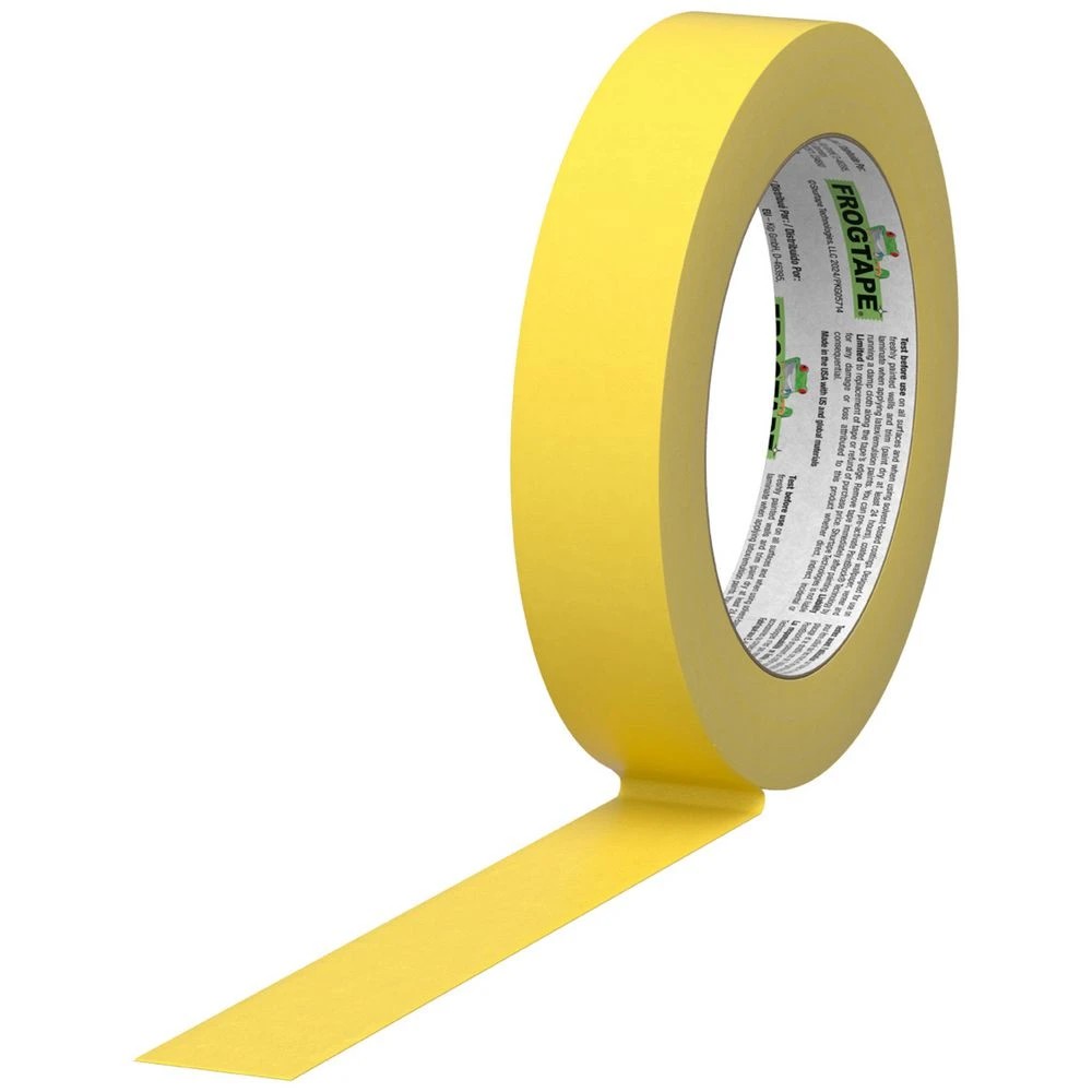 9 FrogTape Delicate Surface Tape 24mmx55m Yellow, 9 of 9