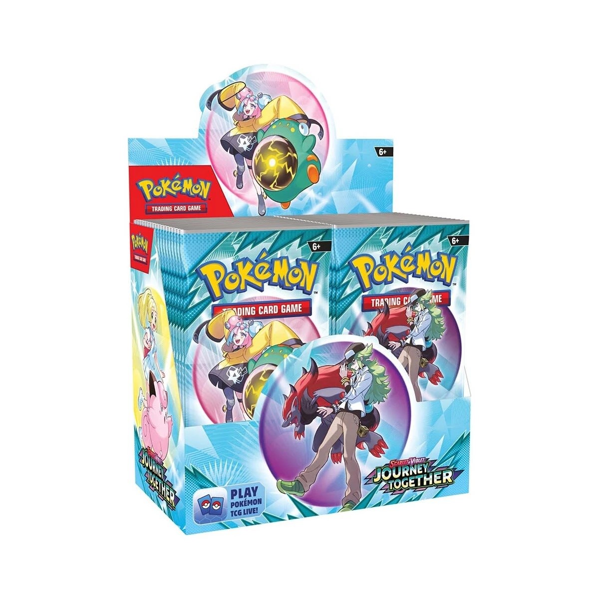 1 Pokemon Trading Card Game: Scarlet Violet Journey Together Booster Pack, 1 of 8
