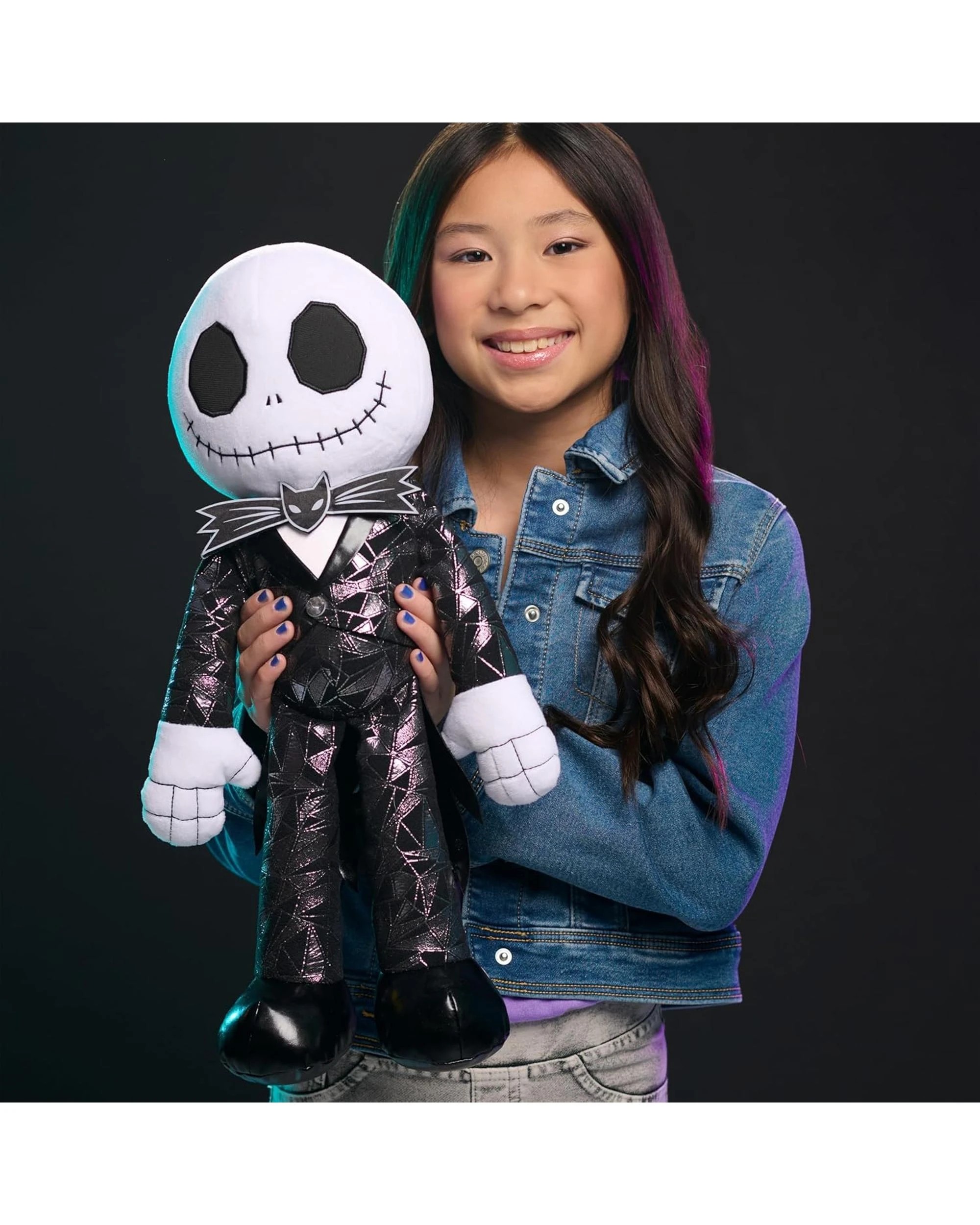 5 The Nightmare Before Christmas Jack Skellington Large Plush - Faceted Suit, 5 of 5