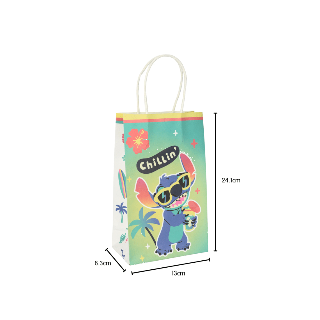 2 Amscan Lilo & Stitch Paper Gift Bags Pack of 8, 2 of 2