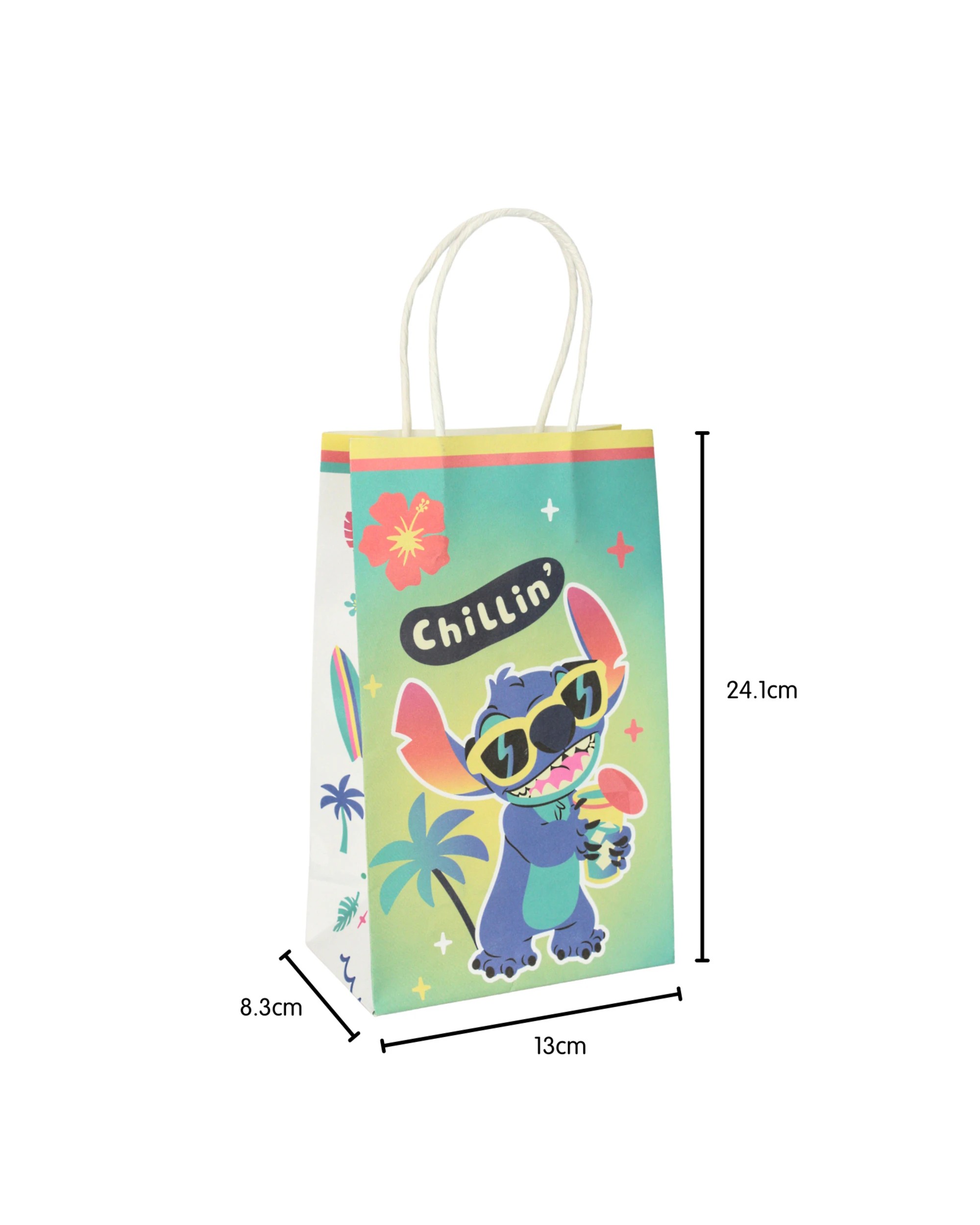 2 Disney Lilo & Stitch Paper Gift Bags Pack of 8, 2 of 2