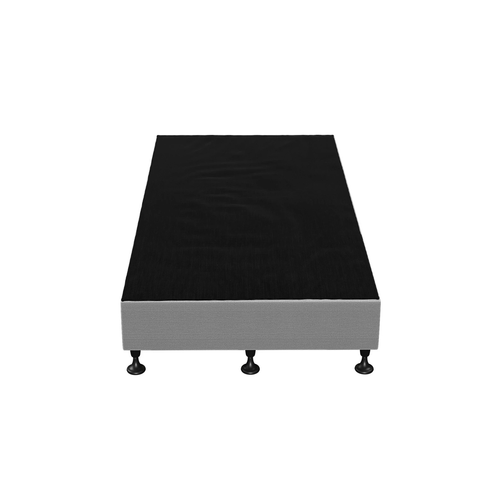 6 Oikiture Bed Frame Single Size Bed Base Platform - Grey, 6 of 9