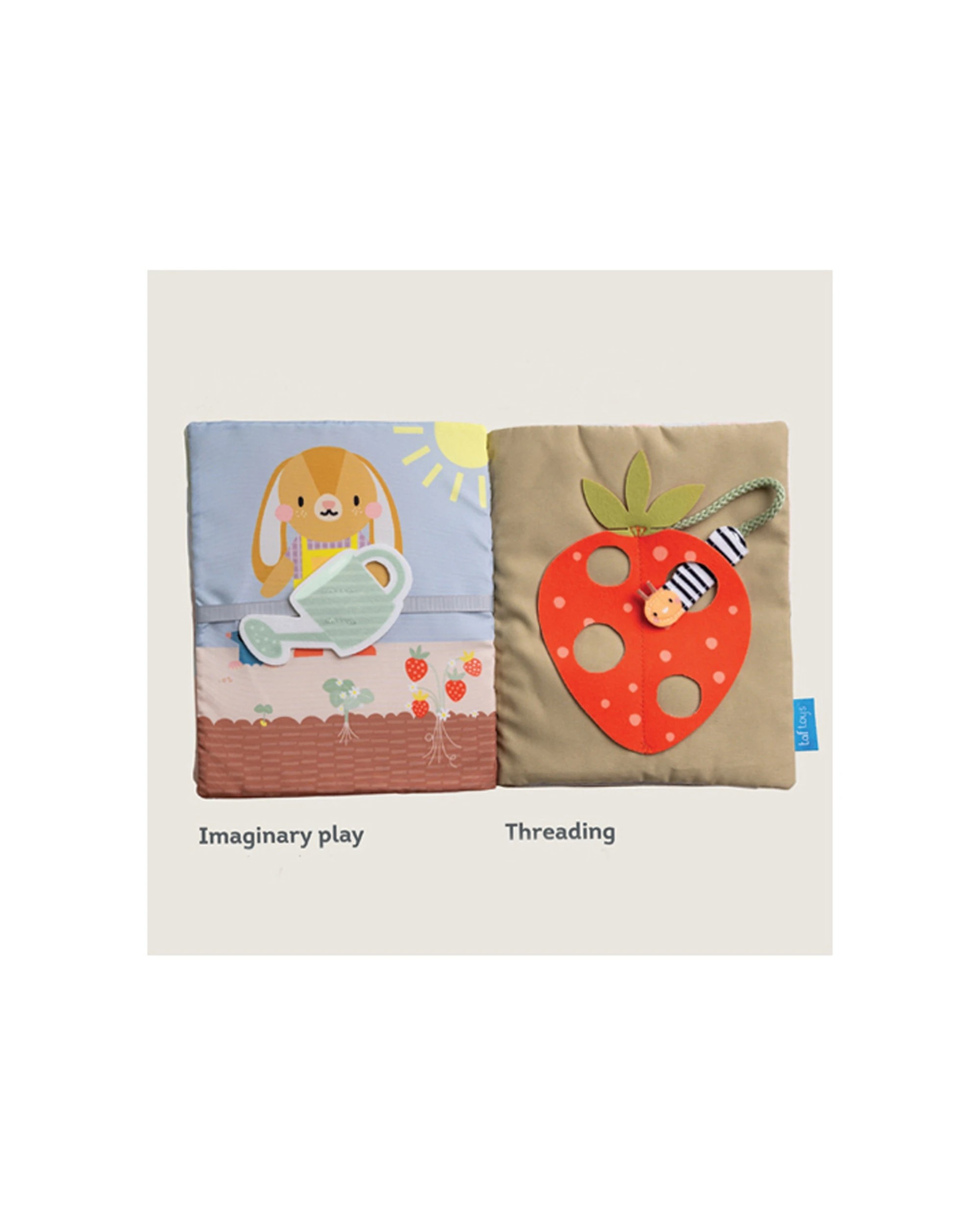 2 Taf Toys Quiet Busy Book Baby Infant Learning Activity Sensory Play Toy 18 Months Plus - Multi, 2 of 8