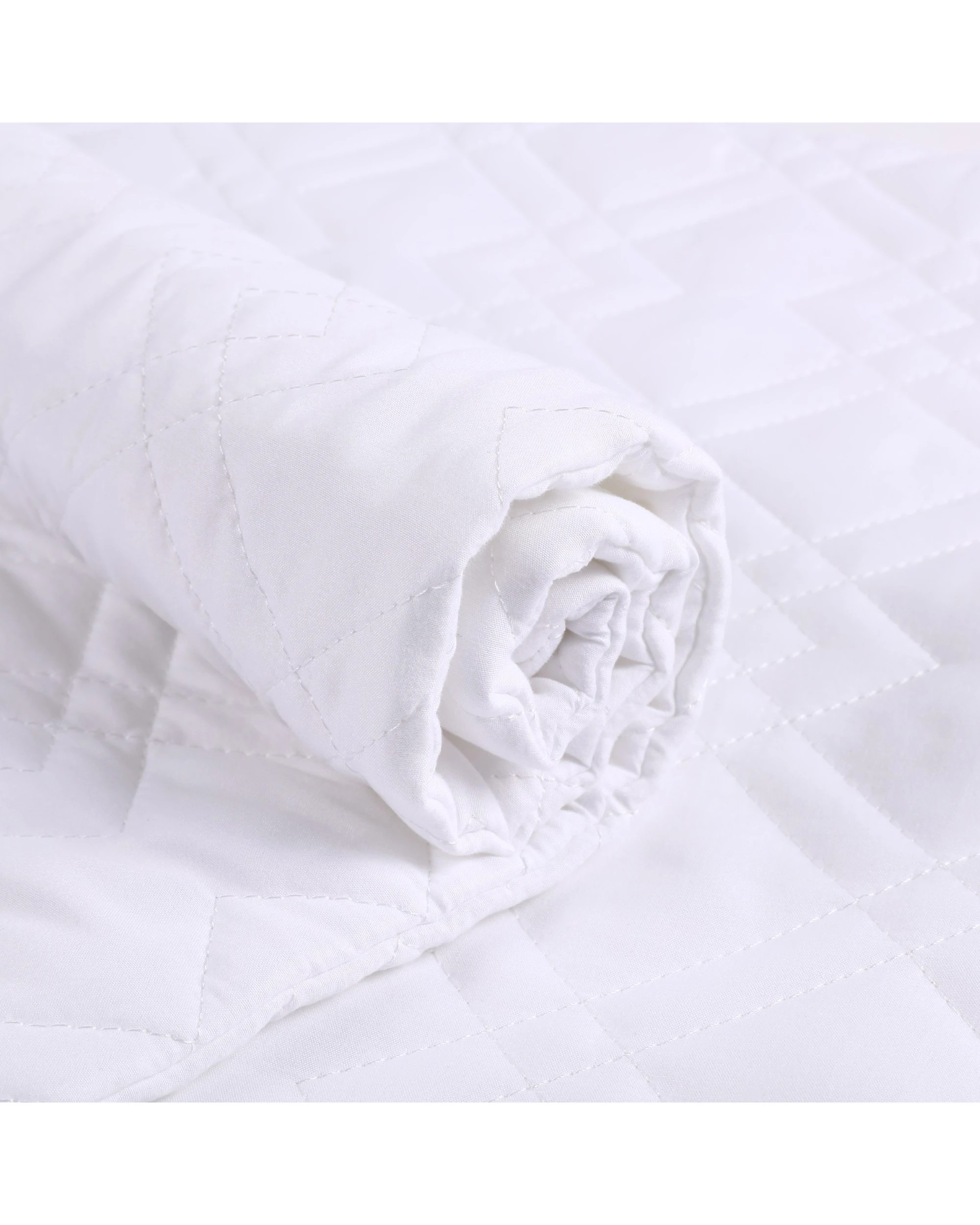 4 Dreamaker Super Plush Quilted Pillow Protector 48 x 73cm (2 Pack) - White, 4 of 4