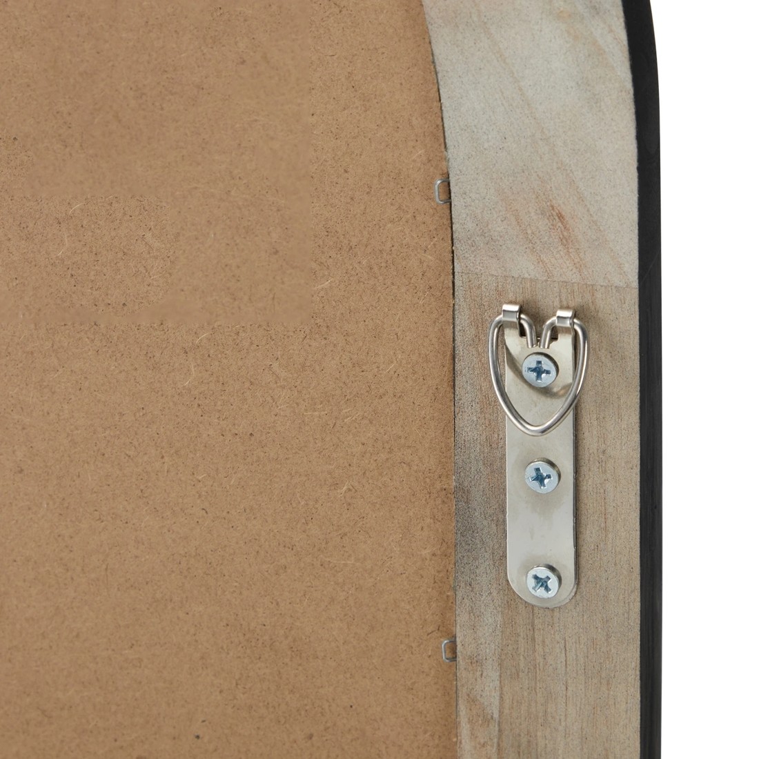 9 Oikiture Window Mirror Arched Wall Mirrors Decor 76x51cm Wooden
 - Black, 9 of 9