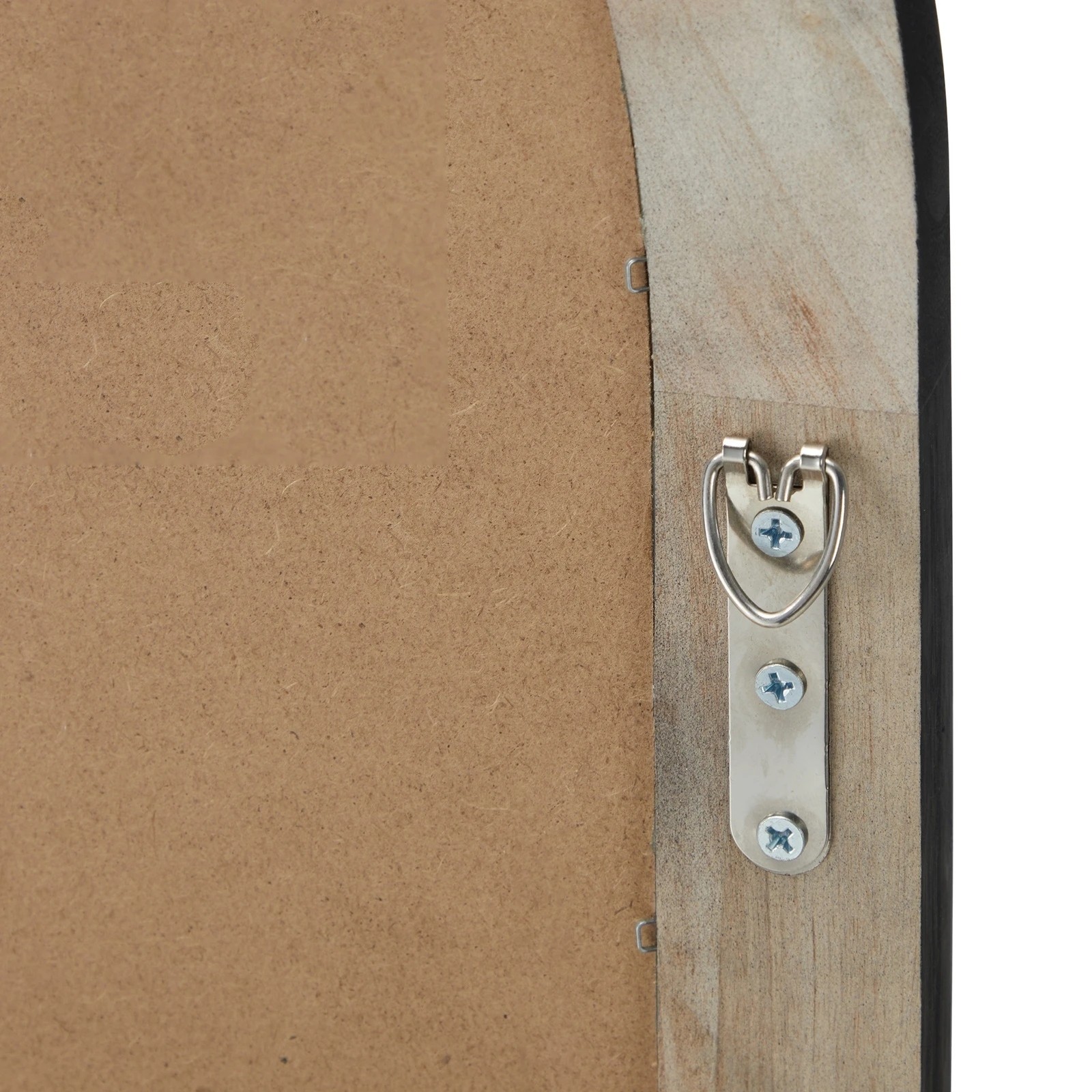 9 Oikiture Window Mirror Arched Wall Mirrors Decor 76x51cm Wooden
 - Black, 9 of 9