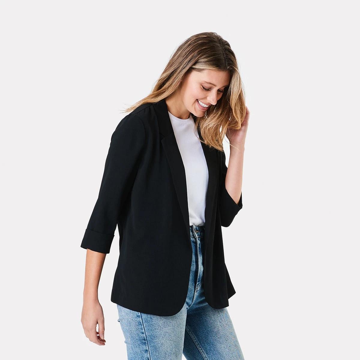 2 Soft Blazer BLACK, 2 of 4