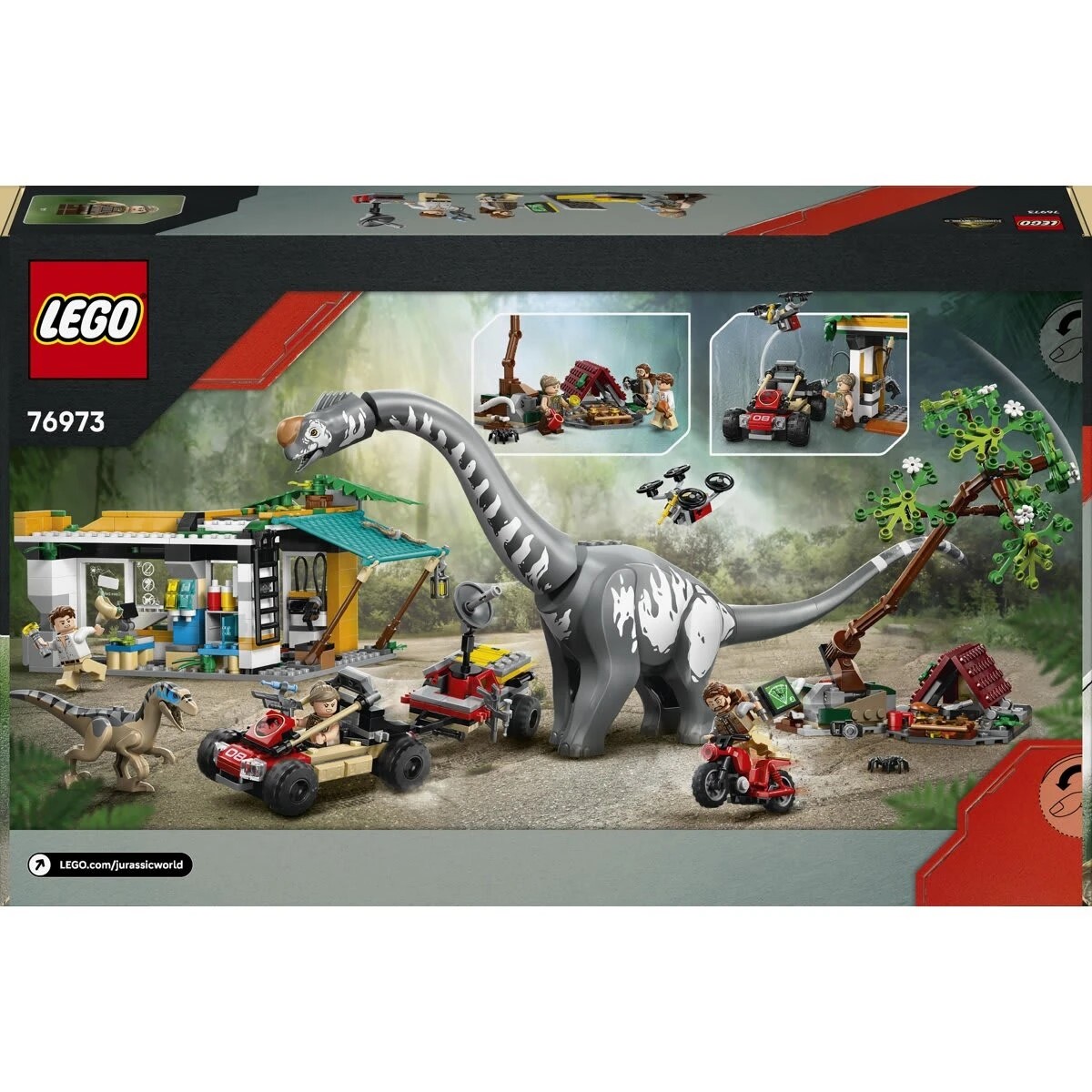 9 LEGO Jurassic World Raptor & Titanosaurus Tracking Mission 76973, 9 of 9