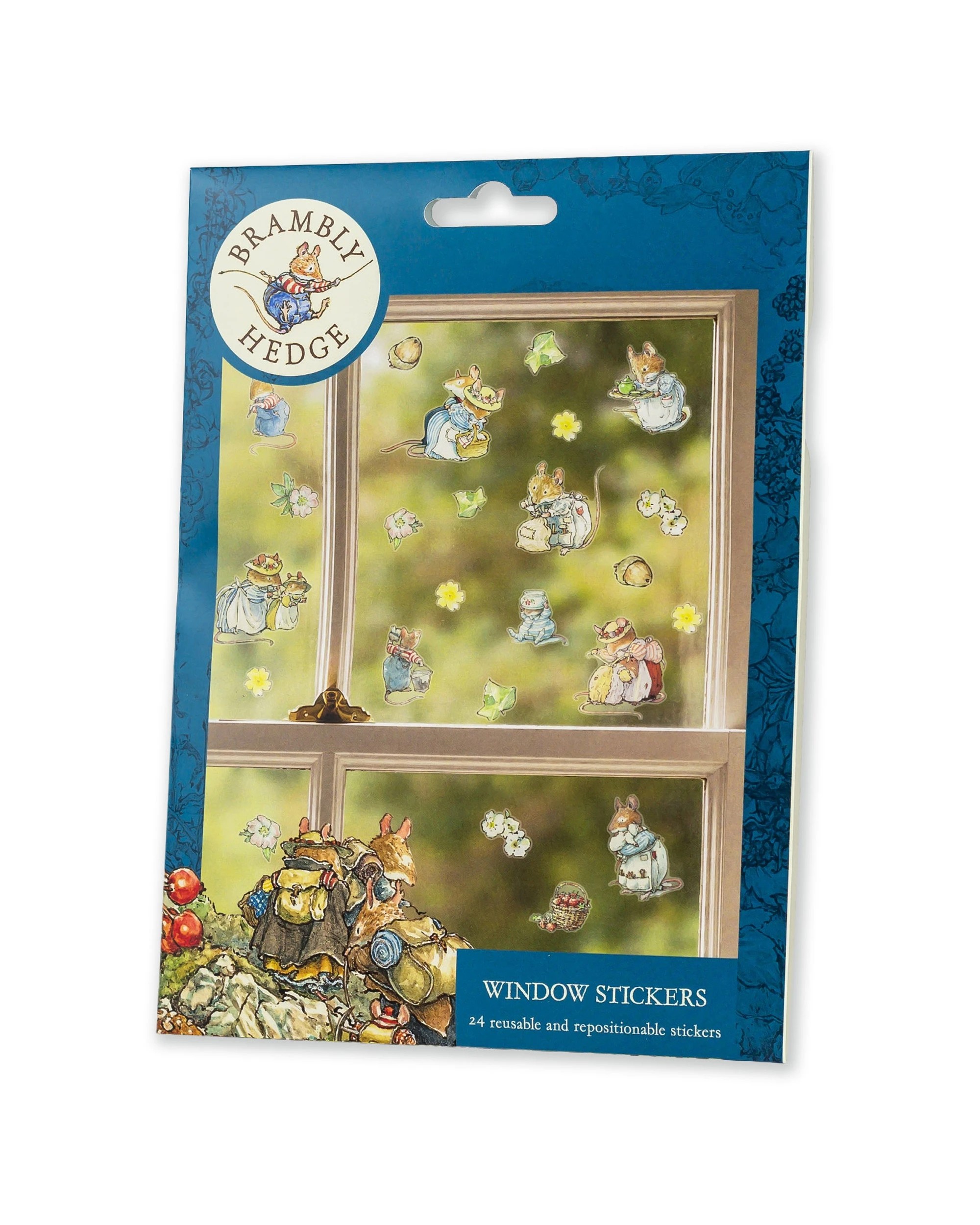 1 Stickerscape A5 Brambly Hedge Reusable Playroom Nursery Window Stickers, 1 of 6