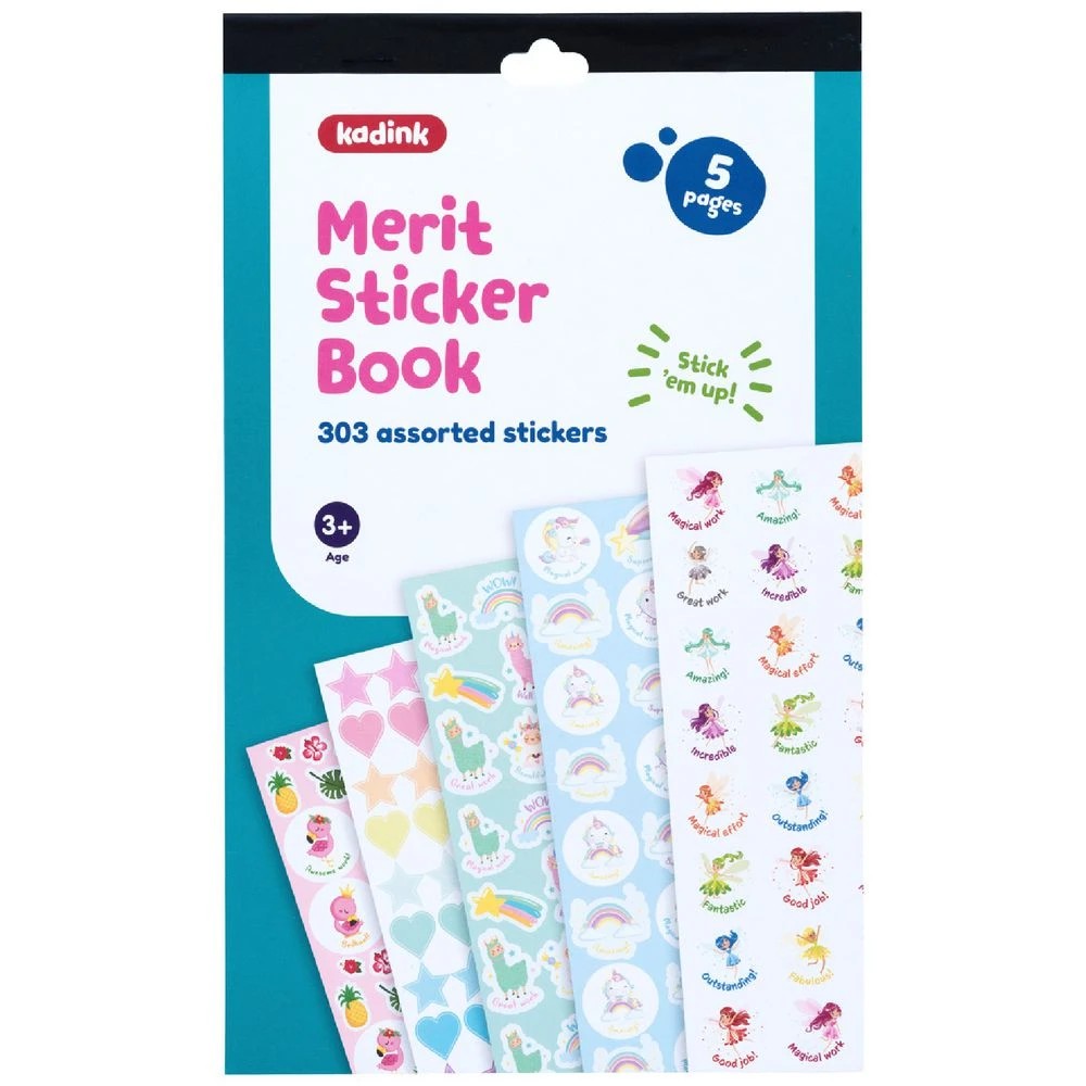 1 Kadink Merit Sticker Book Unicorns, 1 of 2