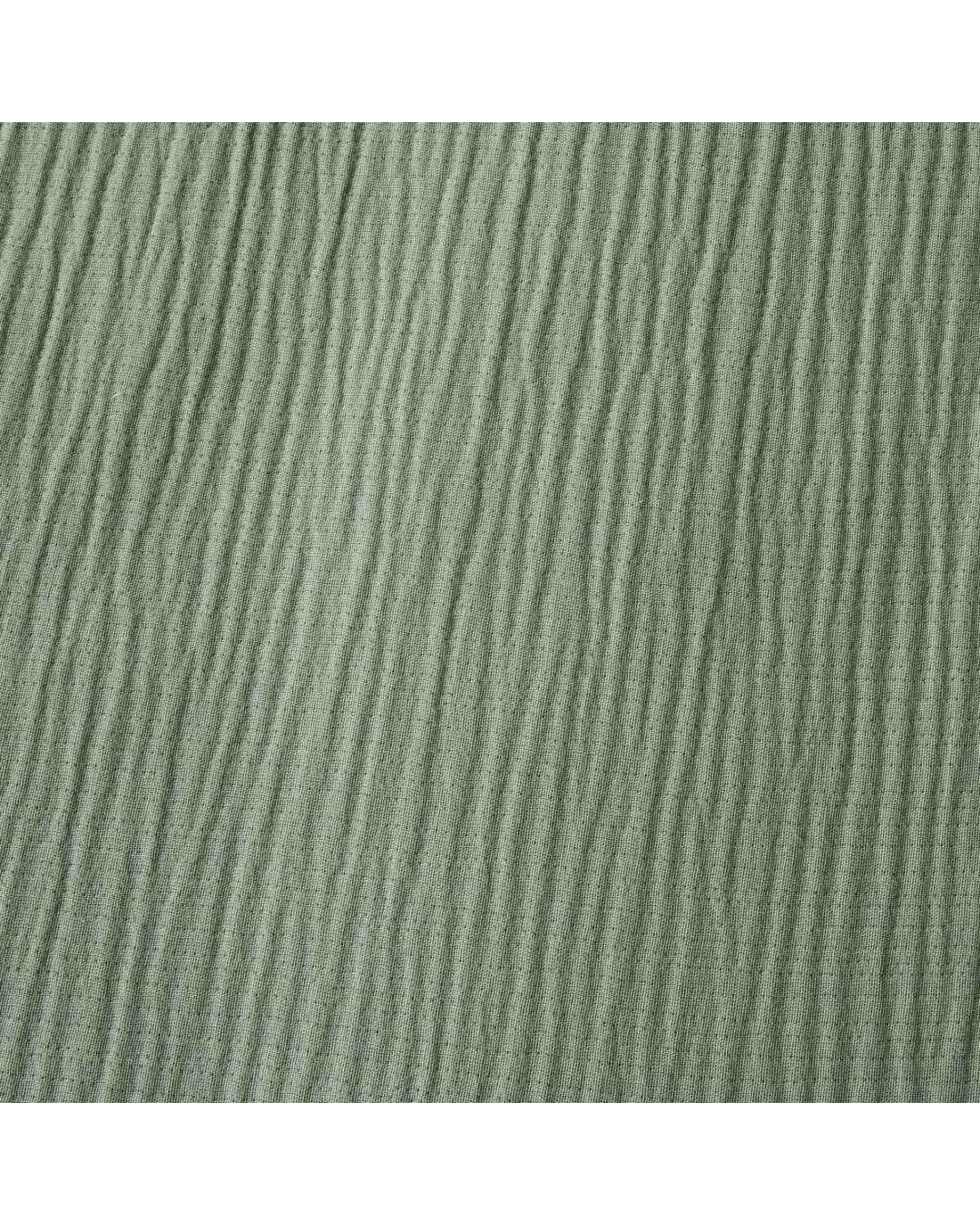 6 Muslin Cotton Quilt Cover Set - Super King Bed, Seagrass, 6 of 6