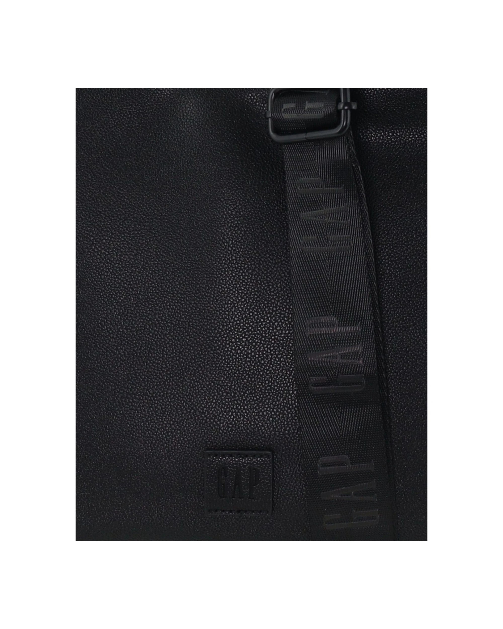 5 GAP Women's Vegan Leather Classy Shoulder Crossbody Bag With Zipped Pocket - Black, 5 of 5