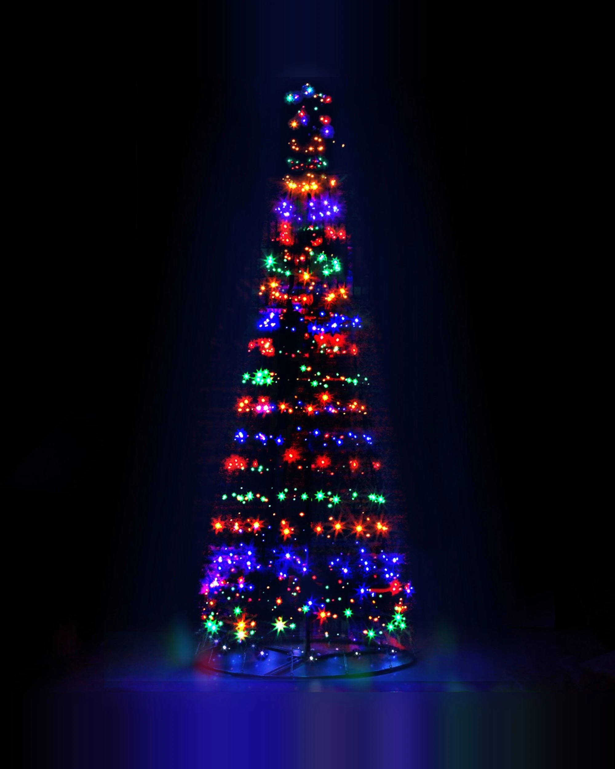 1 Jingle Jollys Solar Christmas Tree 3.6m 400 Led Xmas Tree Decor 8 Light Modes
 - Green, 1 of 3
