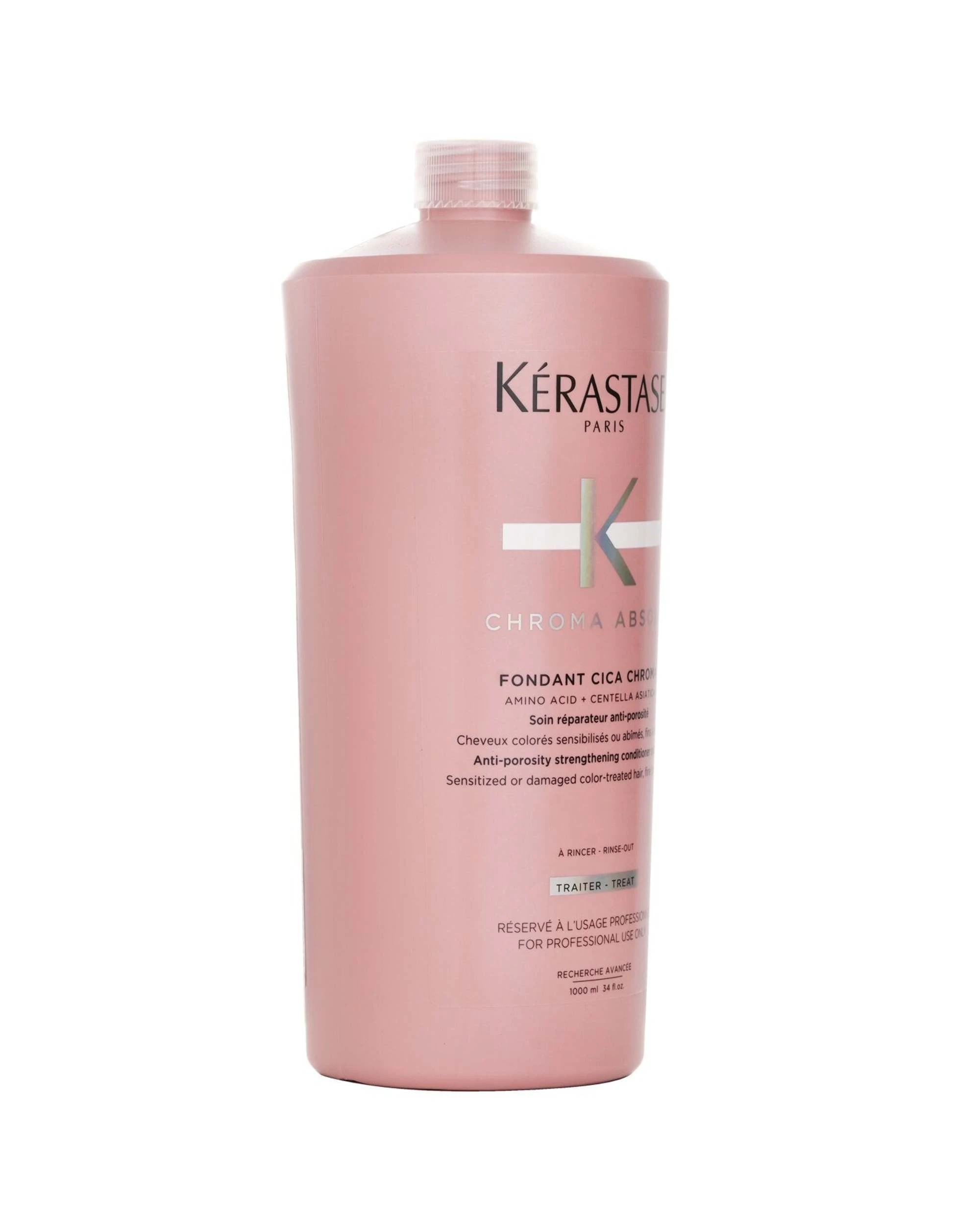 2 Kerastase Chroma Absolu Fondant Cica Chroma Conditioner  1000ml/34oz, 2 of 3