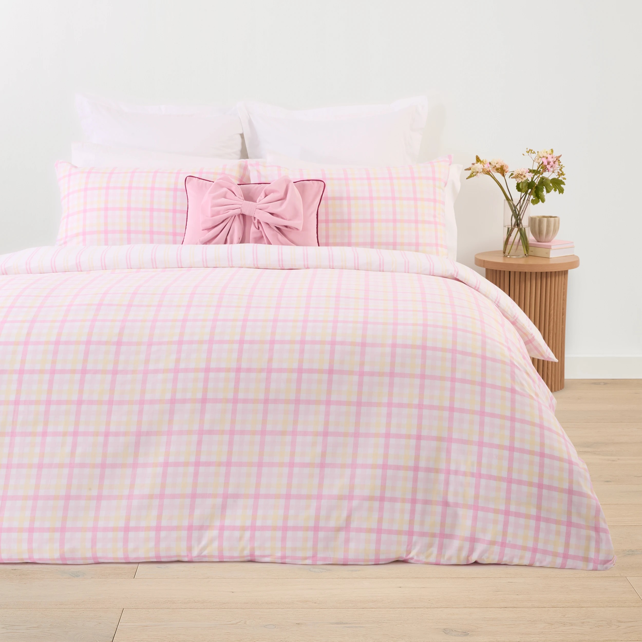 1 Clara Cotton Rich Reversible Quilt Cover Set - King Bed, 1 of 8