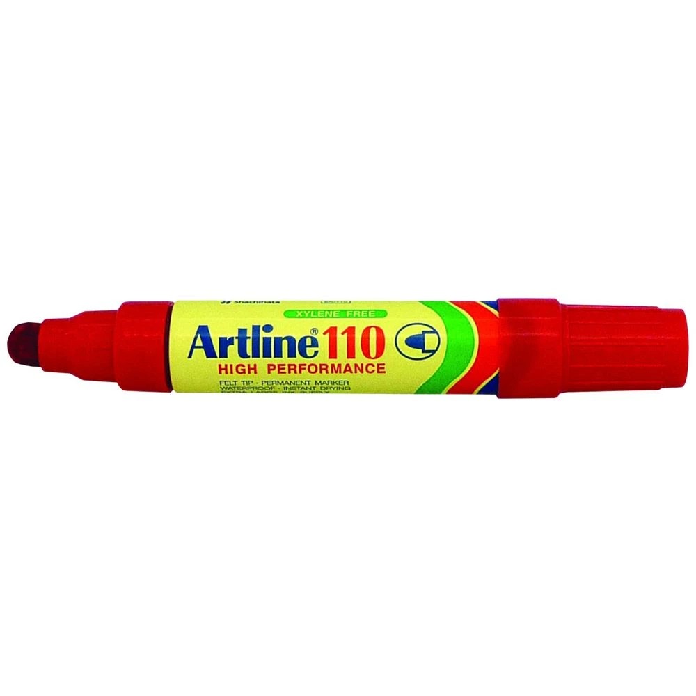 1 Artline 110 Permanent Marker Red, 1 of 2