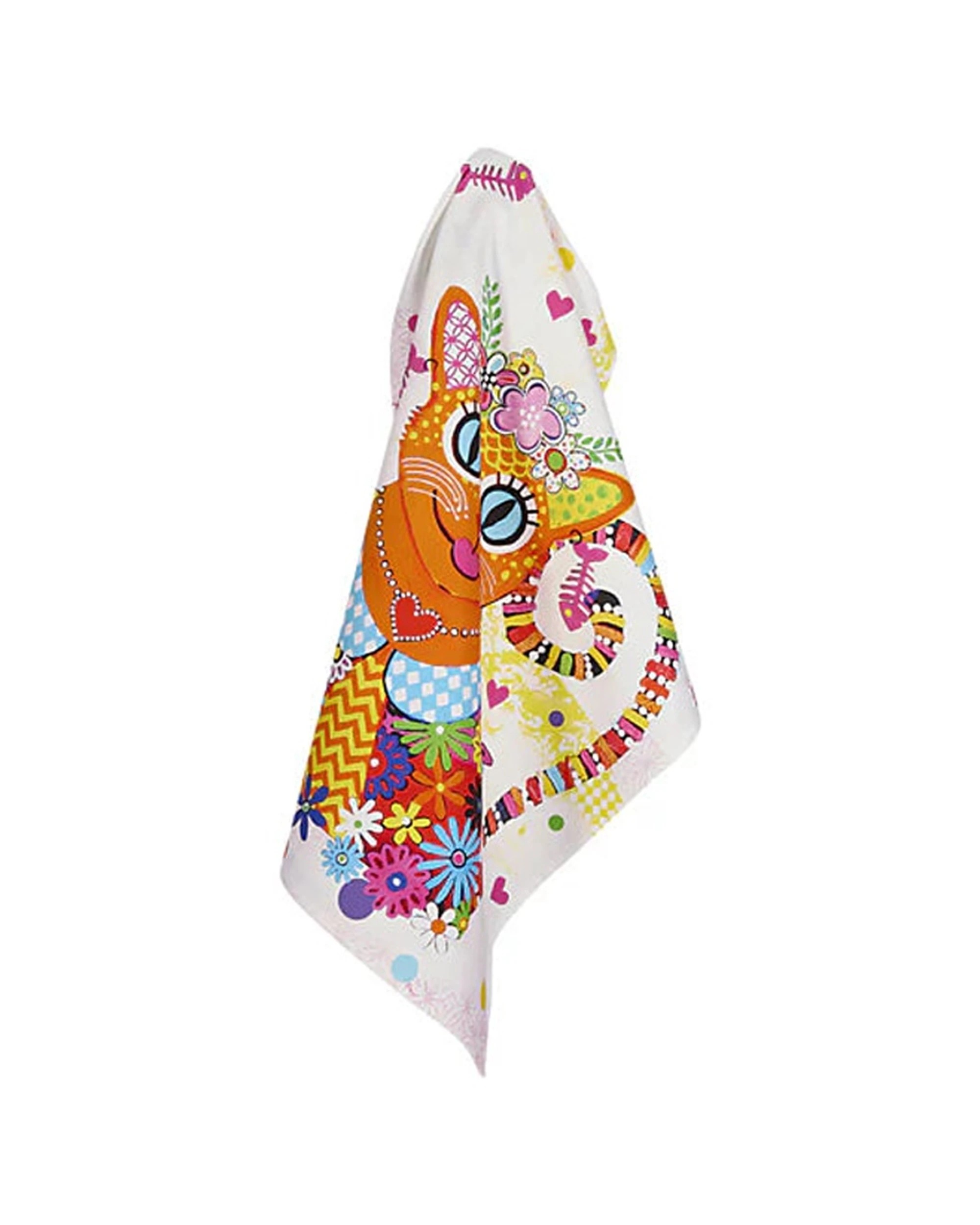 2 Maxwell Williams Donna Sharam Kaleidoscope Tea Towel 50x70cm Absorbent Cotton - Multi, 2 of 2