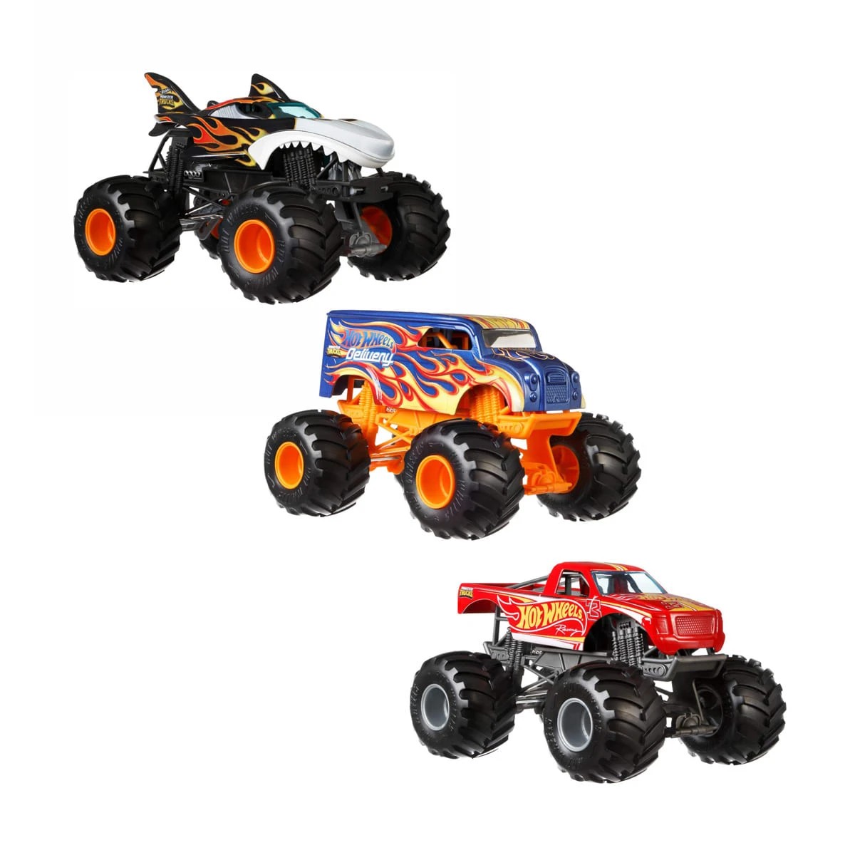 3 Hot Wheels Monster Truck 1:24 - Assorted, 3 of 4