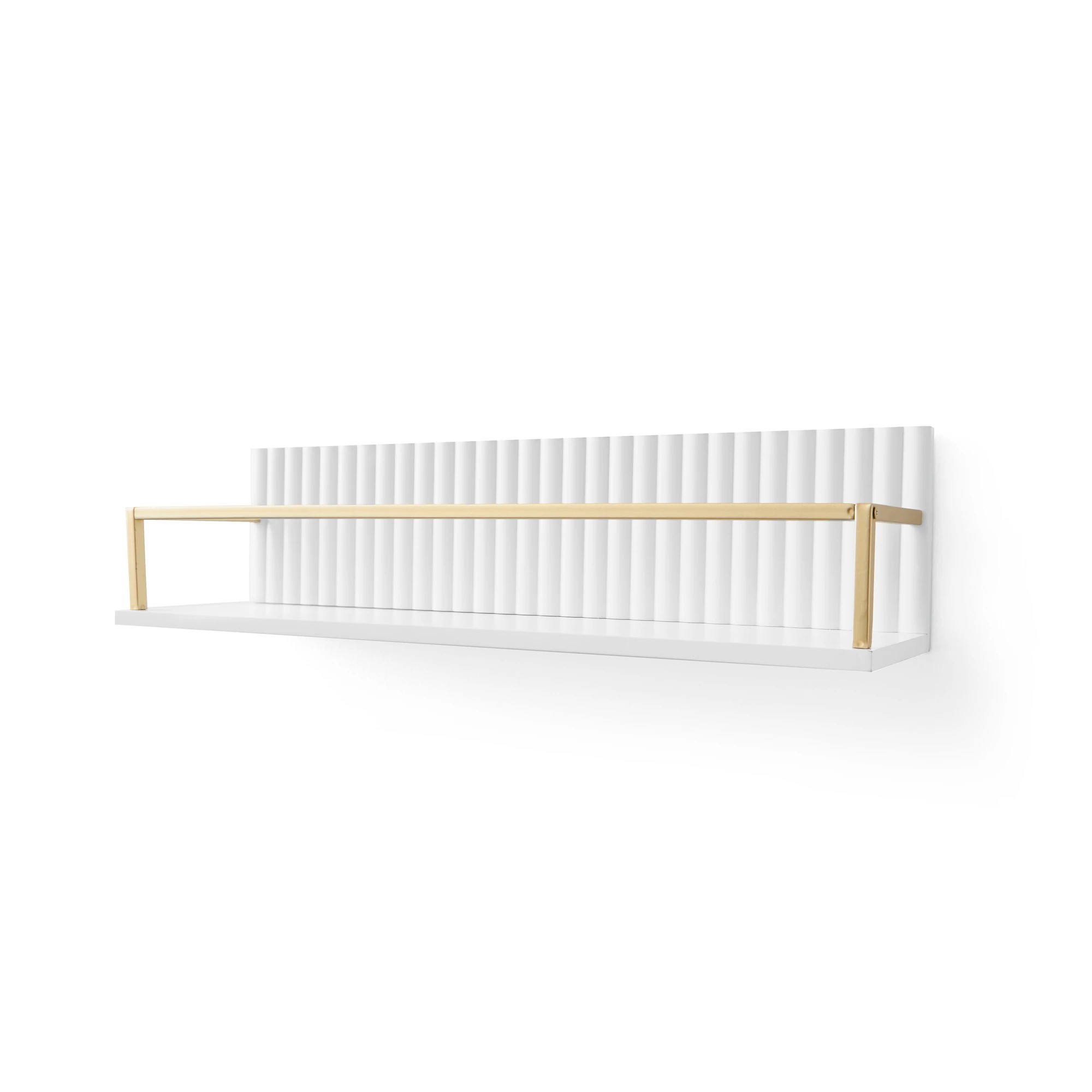 2 Linear Gold Look Wall Shelf, 2 of 5
