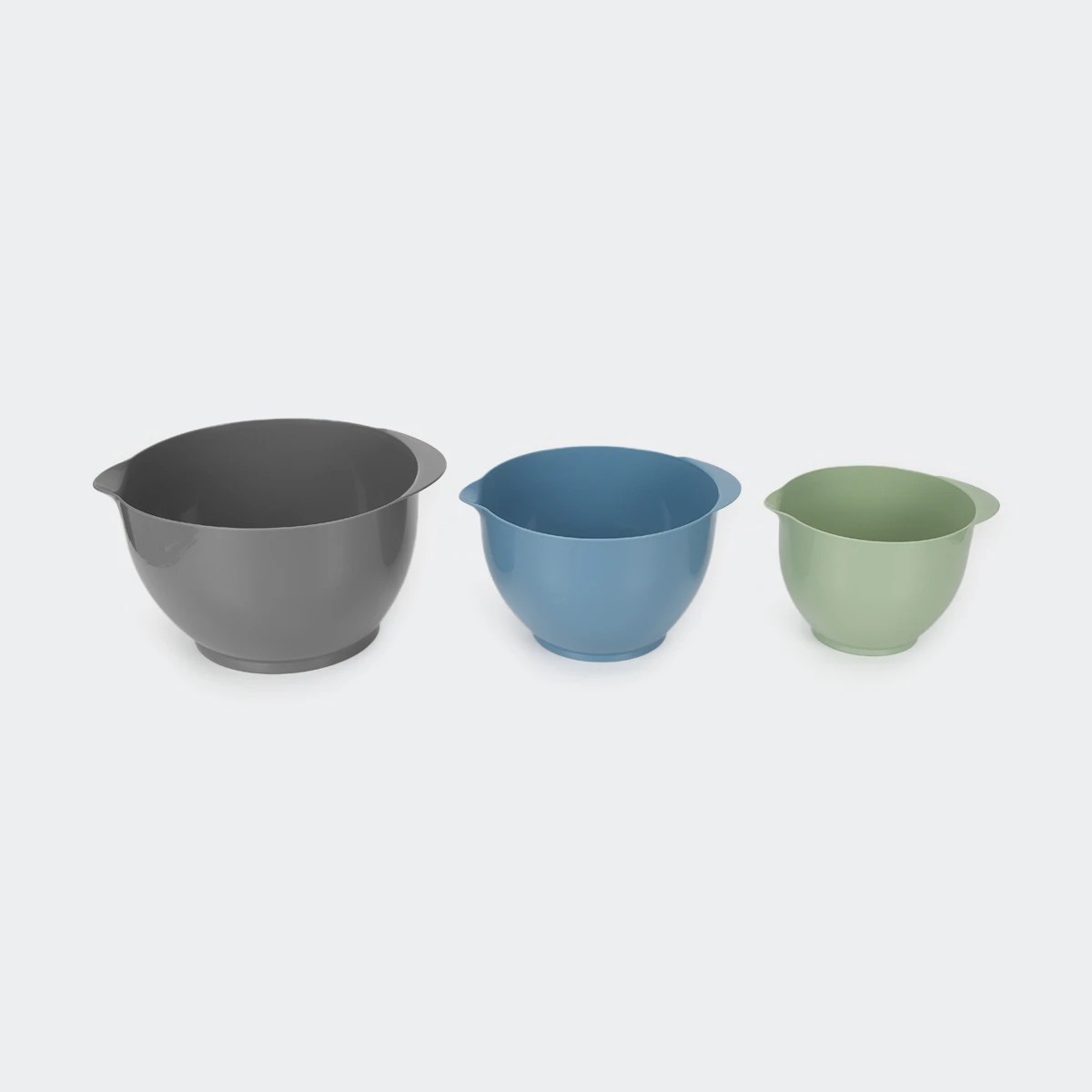 2 Set of 3 Plastic Mixing Bowls, 2 of 10