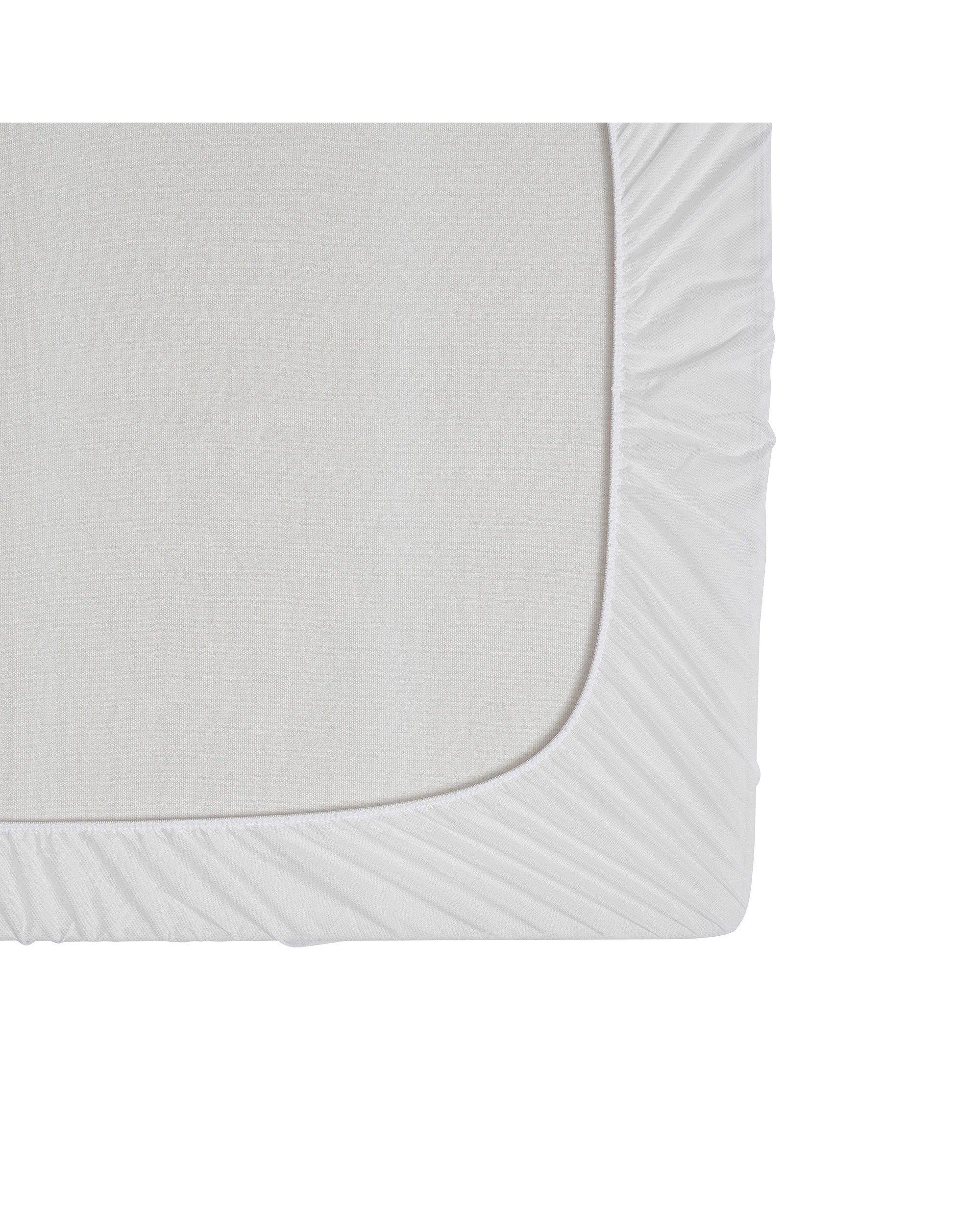 8 Dreamaker Tencel Quilted Mattress Protector - Baby COT Size - White, 8 of 9
