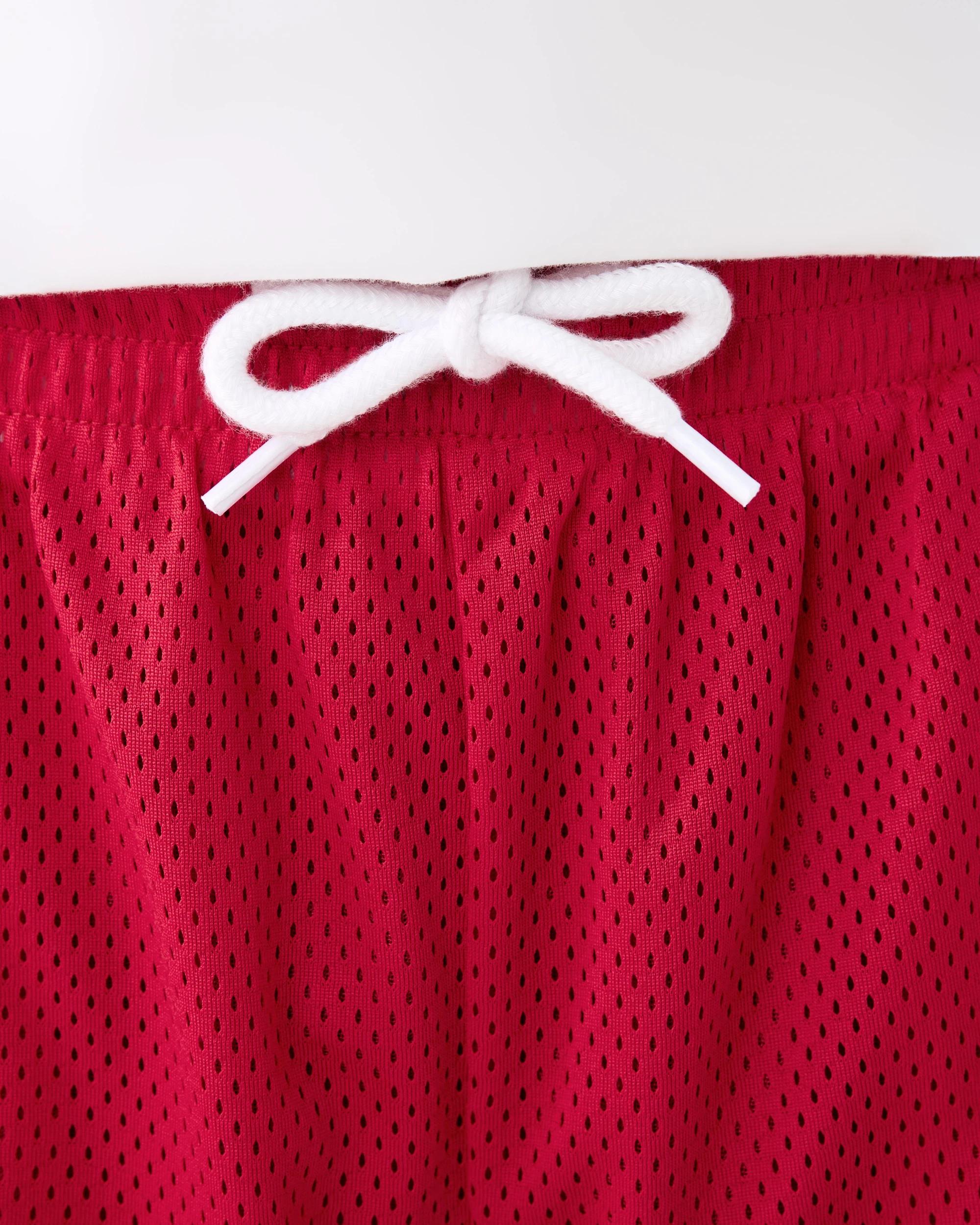 3 Active Kids Mesh Shorts Red, 3 of 7