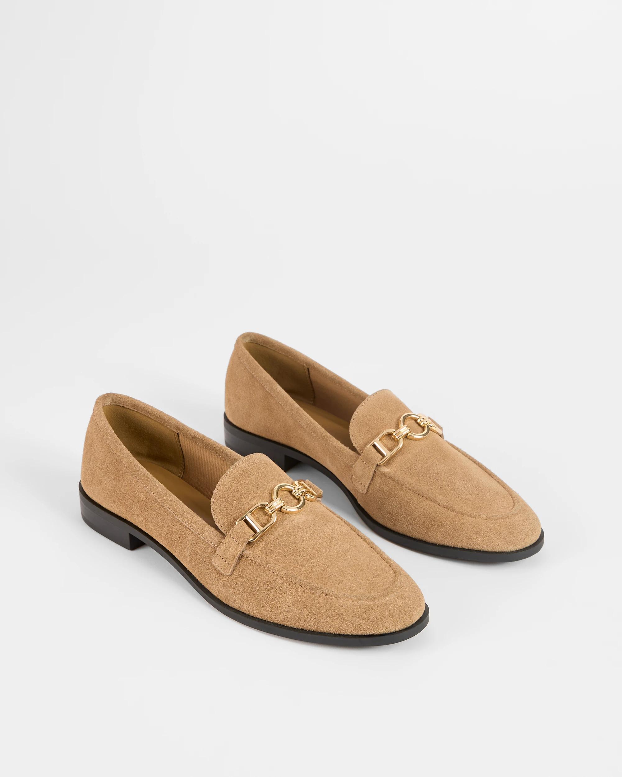 2 Target Woman Genuine Suede Leather Loafer - Crawford TAUPE SUEDE, 2 of 3