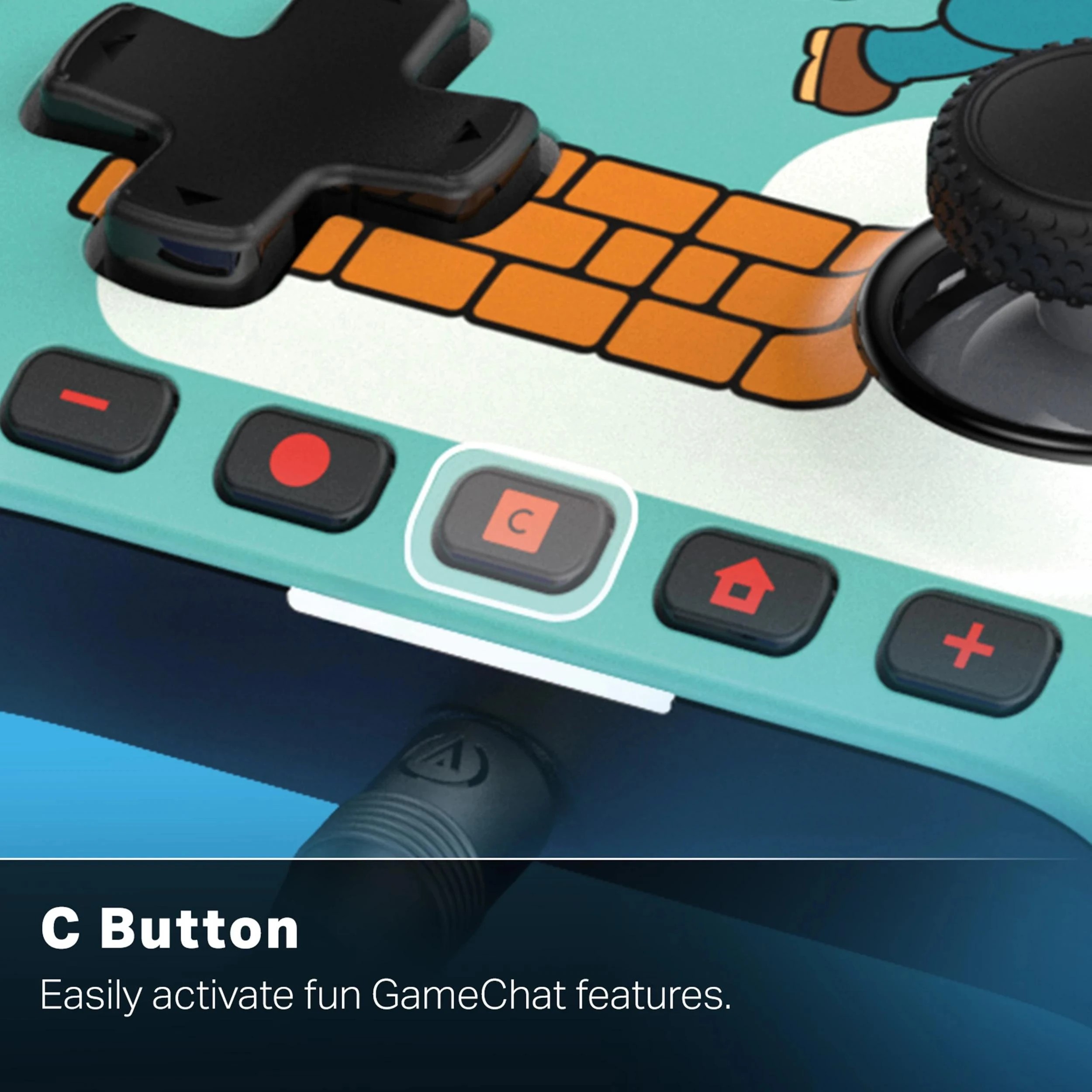 4 Mario Time Wired Controller for Nintendo Switch 2 - Green, 4 of 9