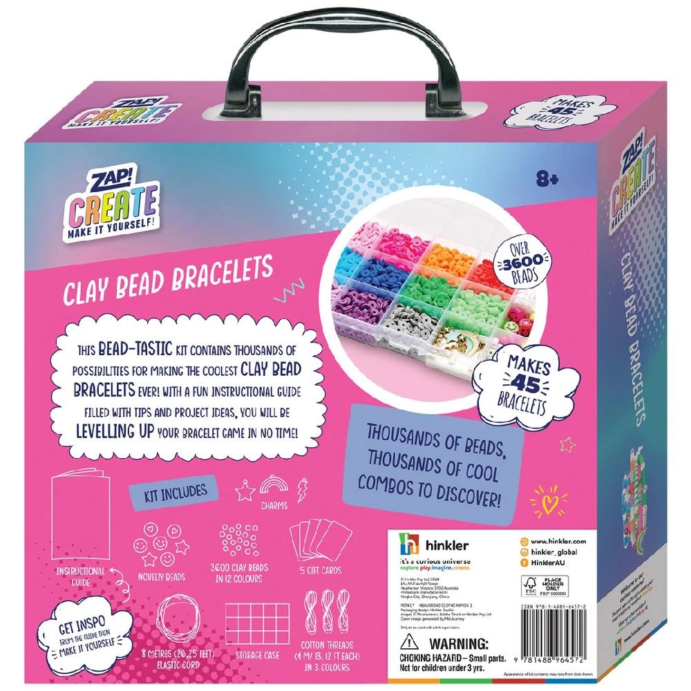2 Zap! Create Clay Bead Bracelets Activity Case, 2 of 5