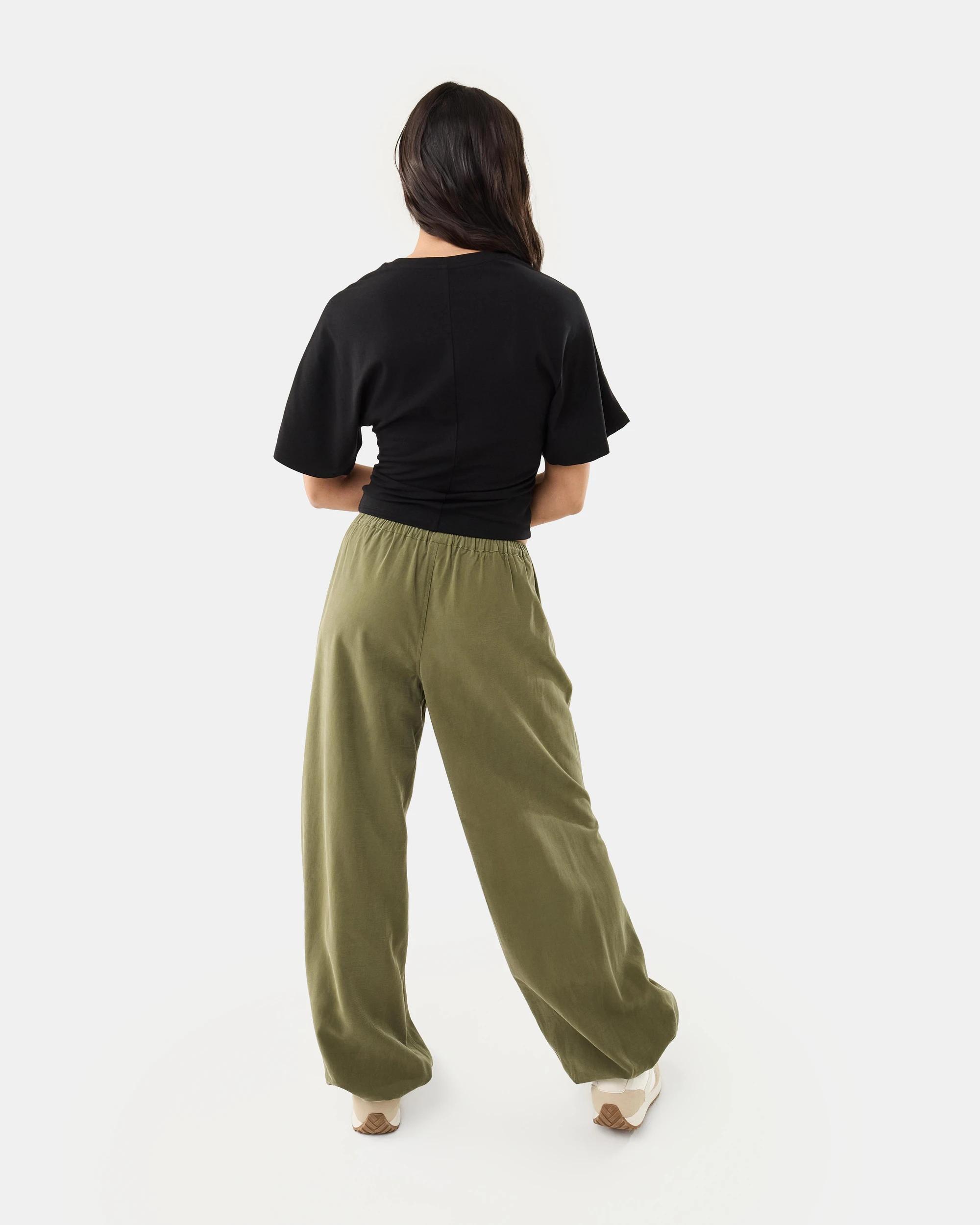 5 Baggy Utility Pants Deep Olive, 5 of 10