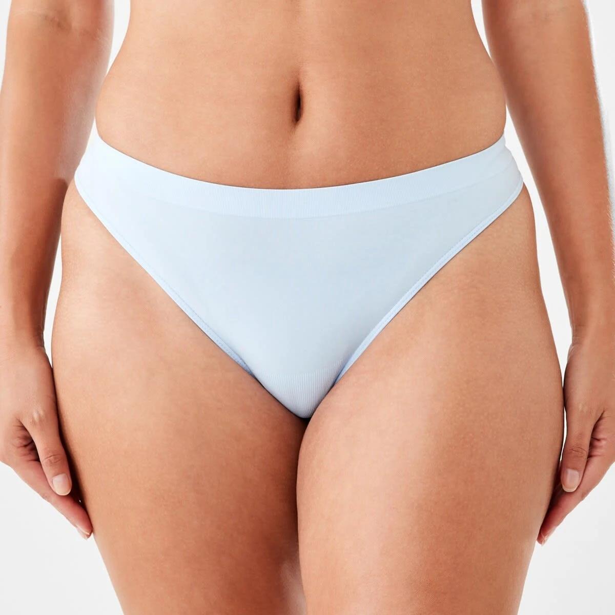 1 Ultra Smooth Seamfree G-String Briefs WINDY BLUE, 1 of 6