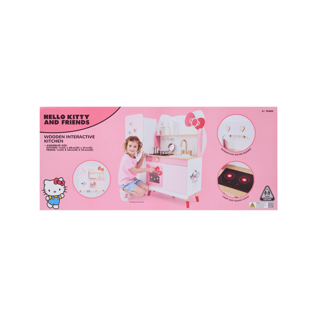 1 Hello Kitty and Friends Wooden Interactive Kitchen Playset, 1 of 8