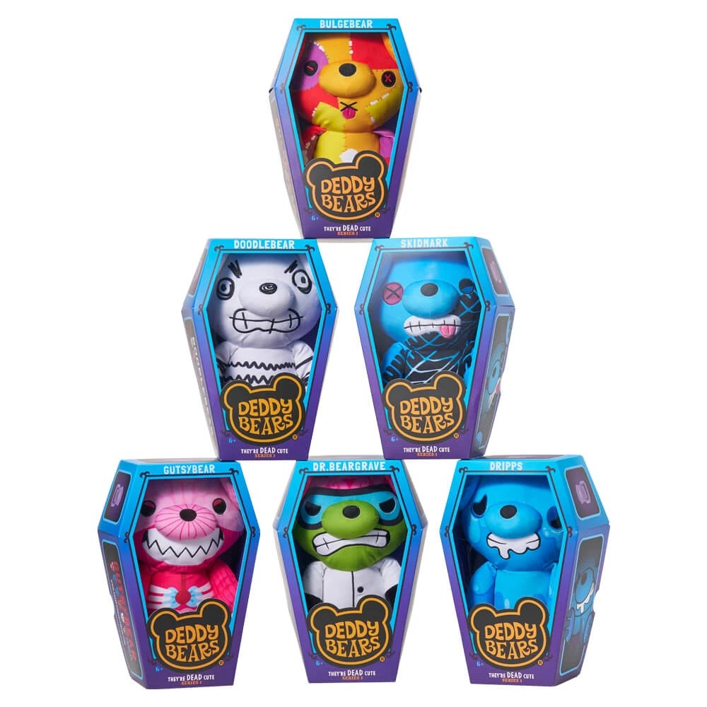 5 Deddy Bears - Skidmark, Series 3, Large Coffin, 5 of 5
