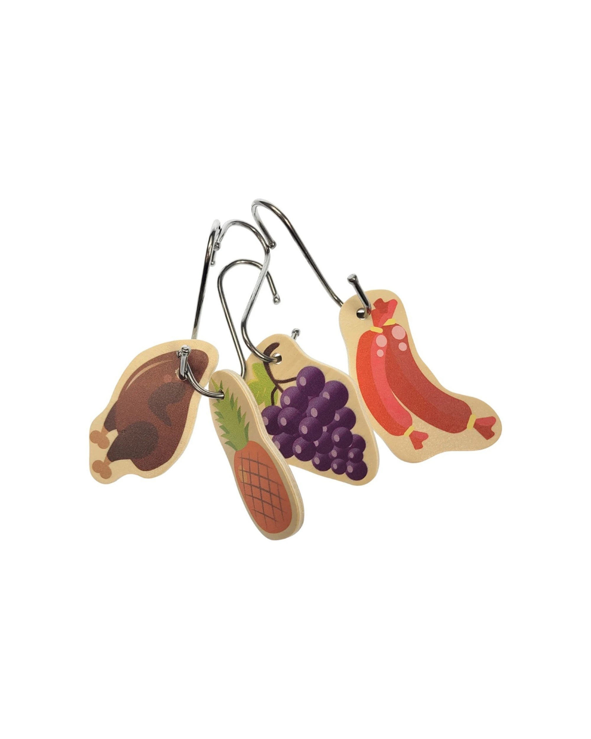 9 Tooky Toy Wooden Grocery Store Play Set Pretend Play For Kids 3 Years Plus - Multi, 9 of 9