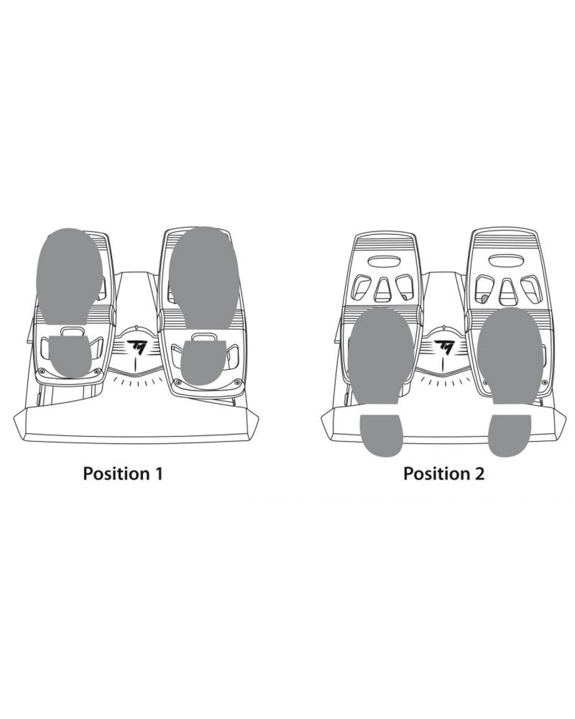 5 Thrustmaster T.Flight Rudder Pedals TFRP for PC - Black, 5 of 7