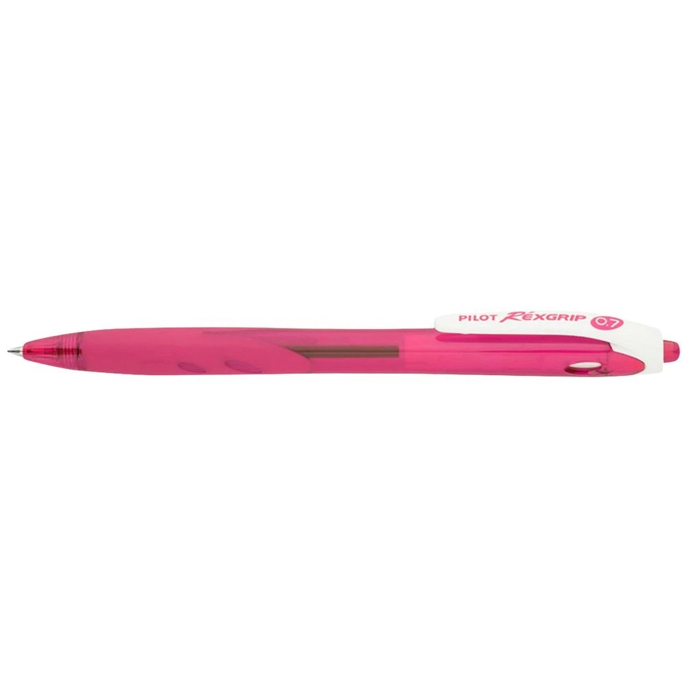 1 PILOT BegreeN Rexgrip Ballpoint Pen 0.7mm Pink, 1 of 1