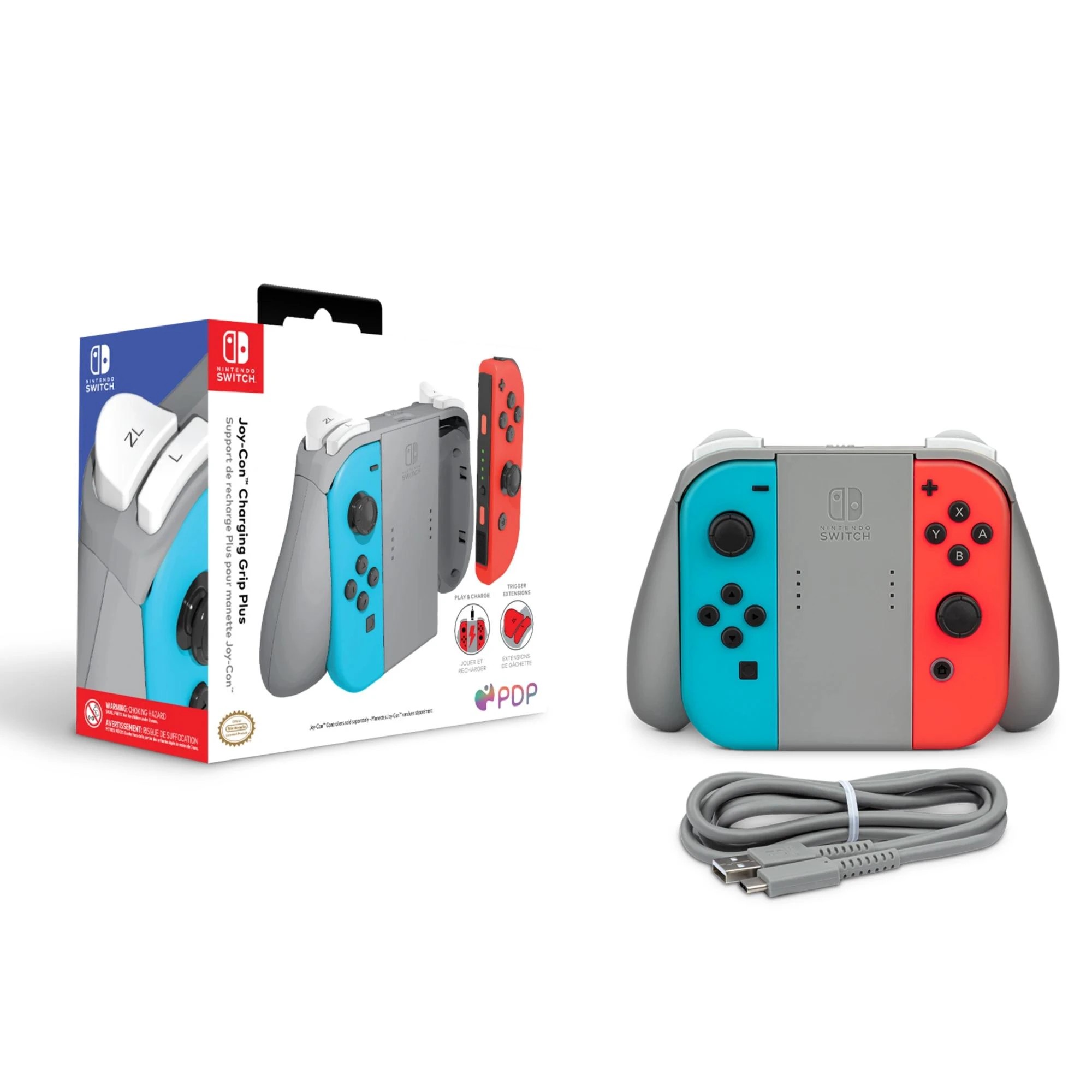 2 PDP Nintendo Switch Joy Con Charging Grip Plus - Multi, 2 of 5