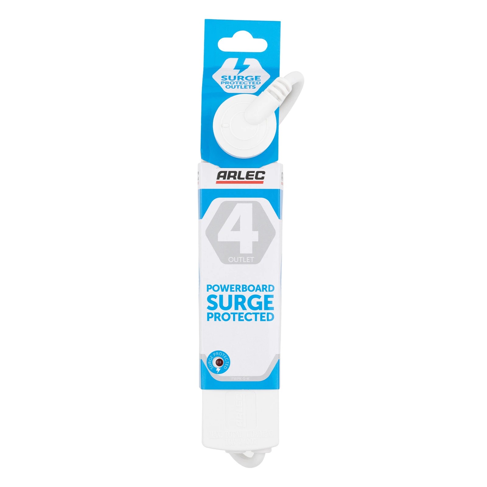 1 Arlec 4 Outlet Power Board With Surge Protection, 1 of 3