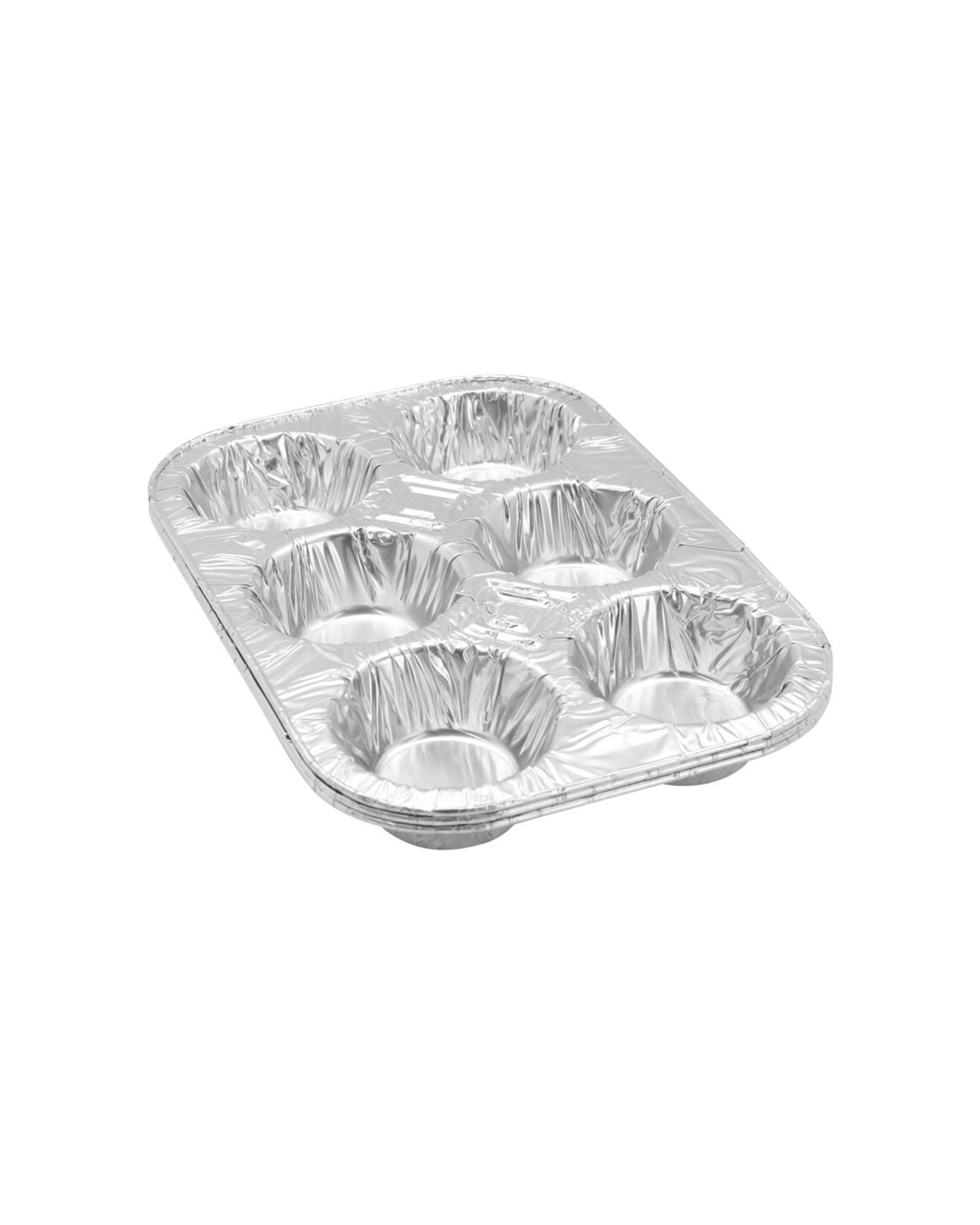2 3pk Lemon & Lime 28x19x3.5cm Aluminium Foil Muffin/cake Tray Oven Baking Tray
 - Silver, 2 of 3