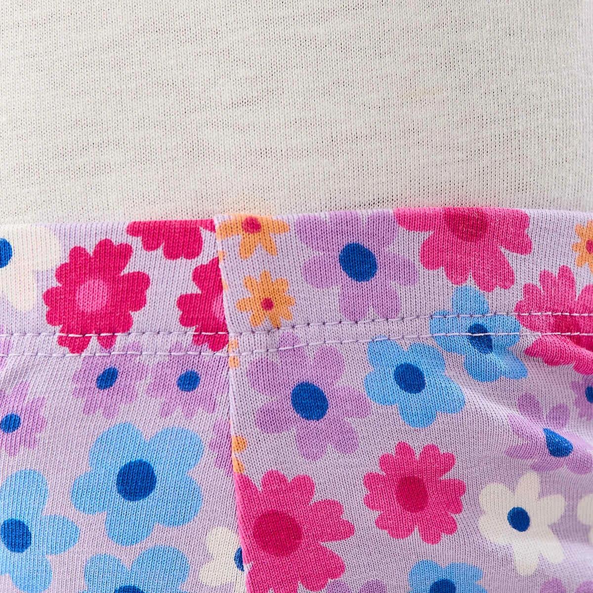 3 Printed Leggings Prpl Ditsy, 3 of 8