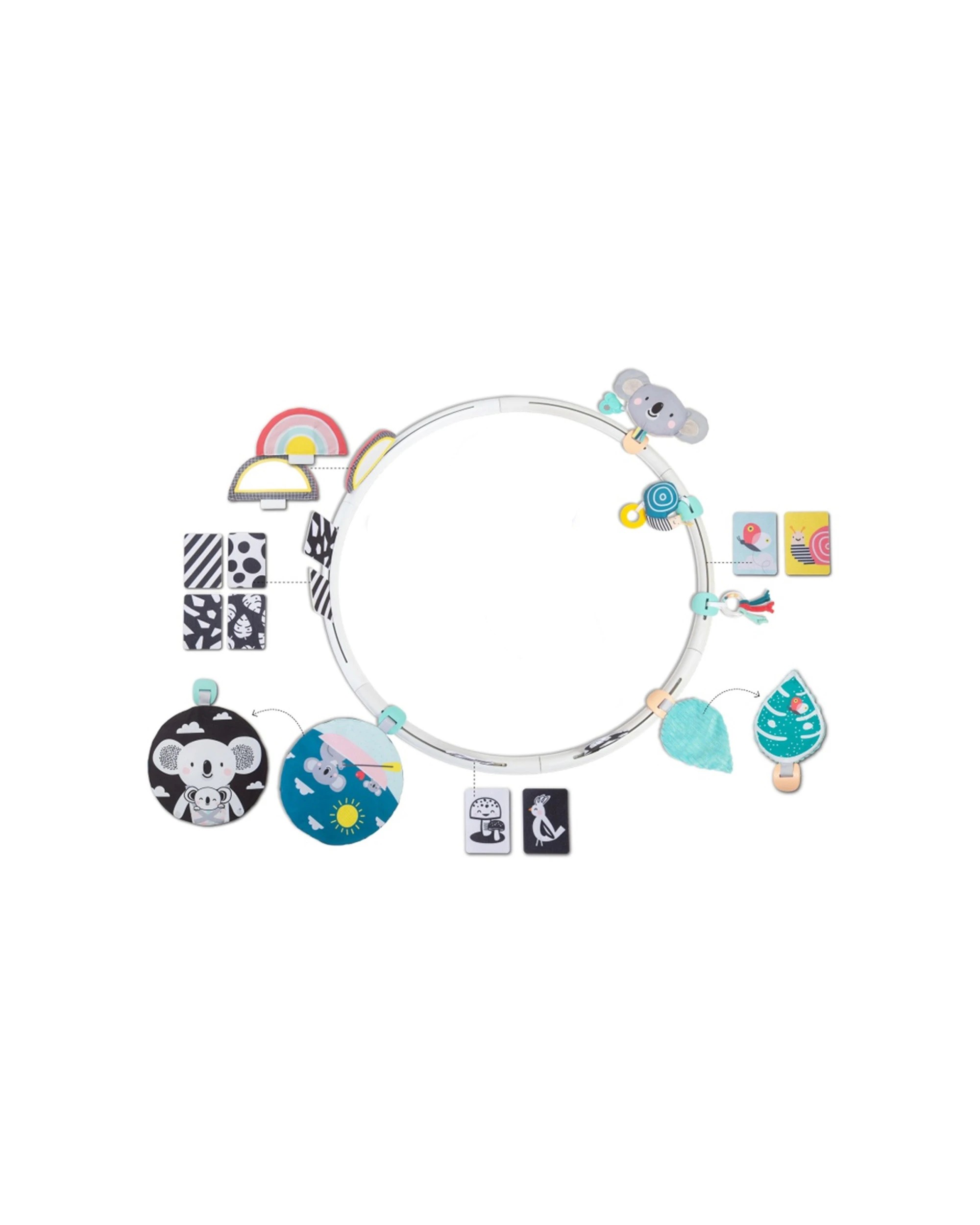1 Taf Toys All Around Me Activity Hoop Developmental Baby Toy - Multi, 1 of 4