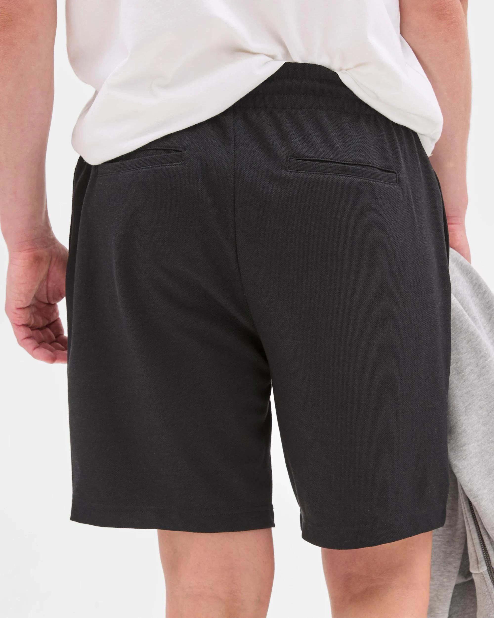 5 Target Textured Fleece Shorts BLACK, 5 of 6