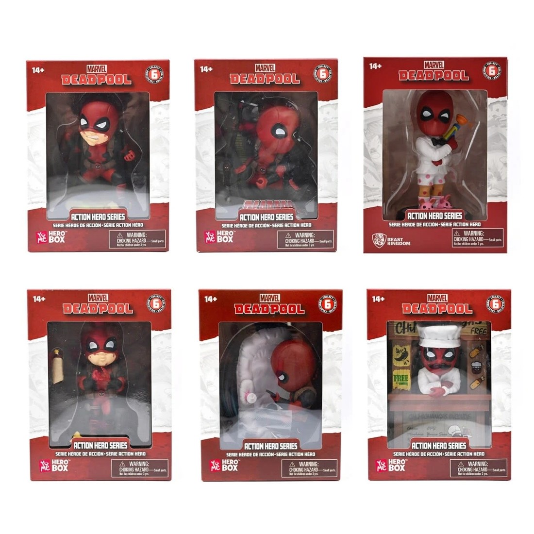1 YuMe HeroBox Marvel Deadpool Action Hero Series - Assorted, 1 of 9
