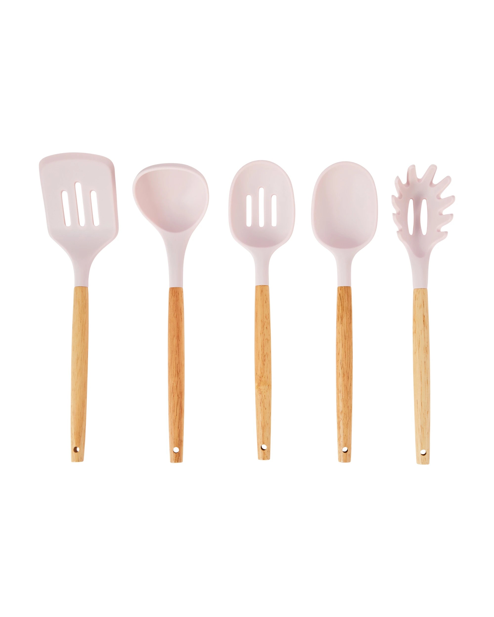1 Set of 5 Utensils - Pink, 1 of 8