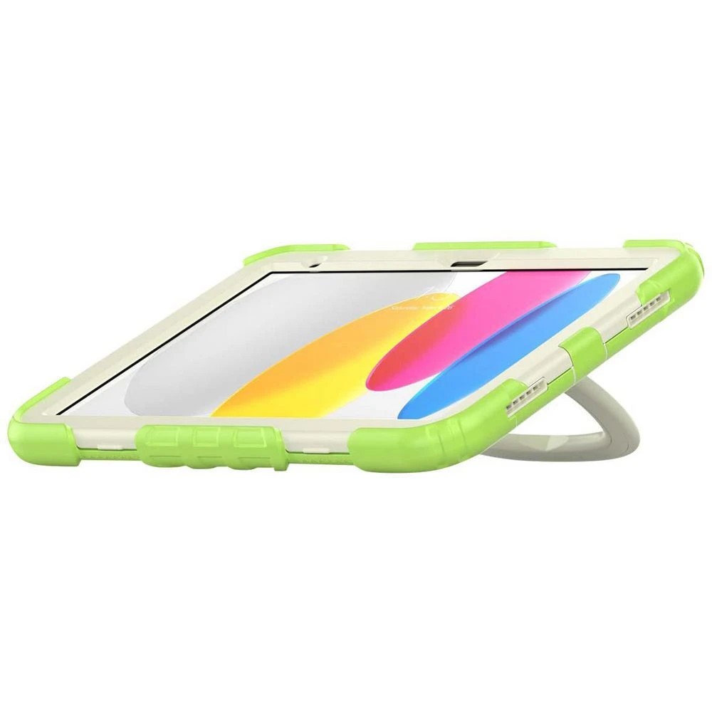10 Studymate Bumper Case iPad A16/10th Gen 10.9" Green w handle, 10 of 10